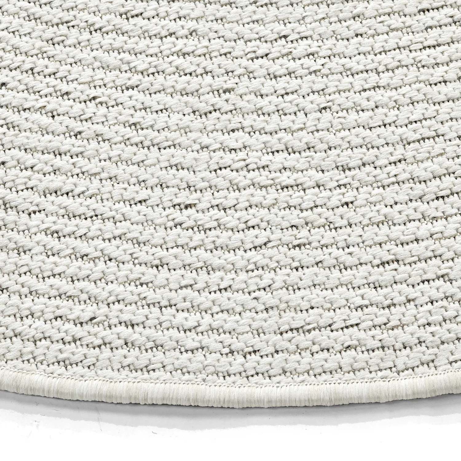 Rond vloerkleed - Indoor/Outdoor Arlo (gebroken wit)