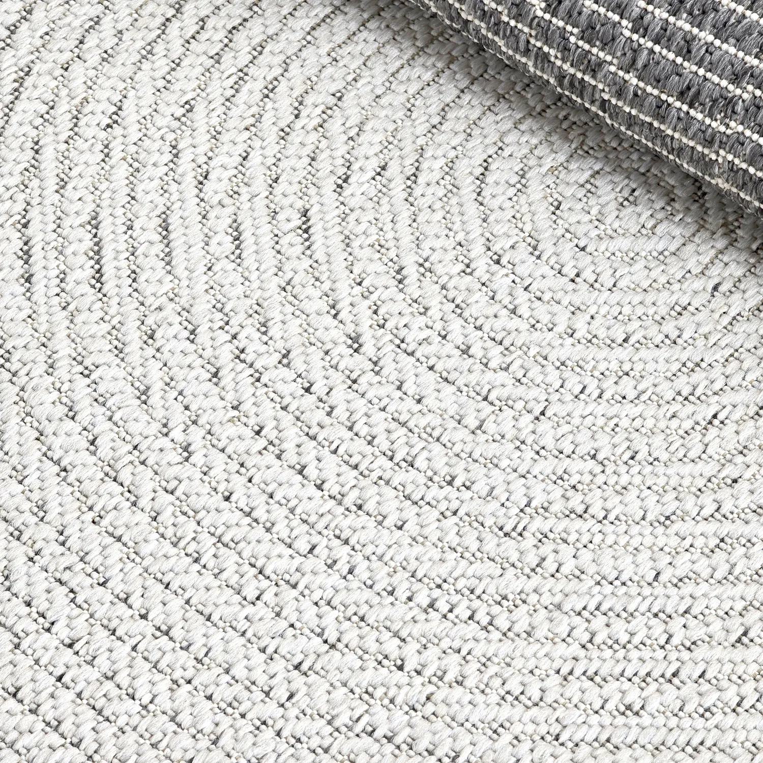 Rond vloerkleed - Indoor/Outdoor Arlo (gebroken wit)