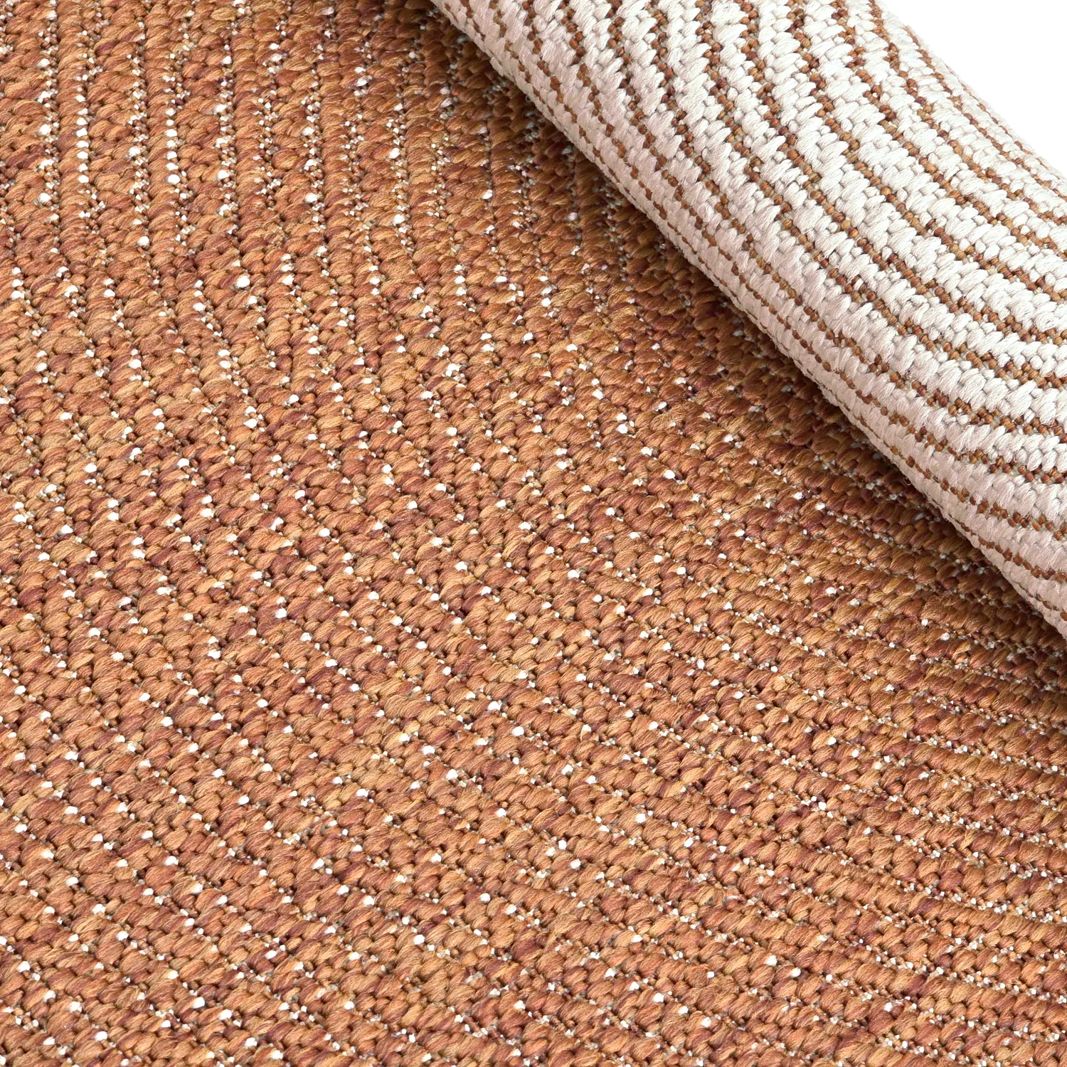 Rond vloerkleed - Indoor/Outdoor Arlo (oranje)