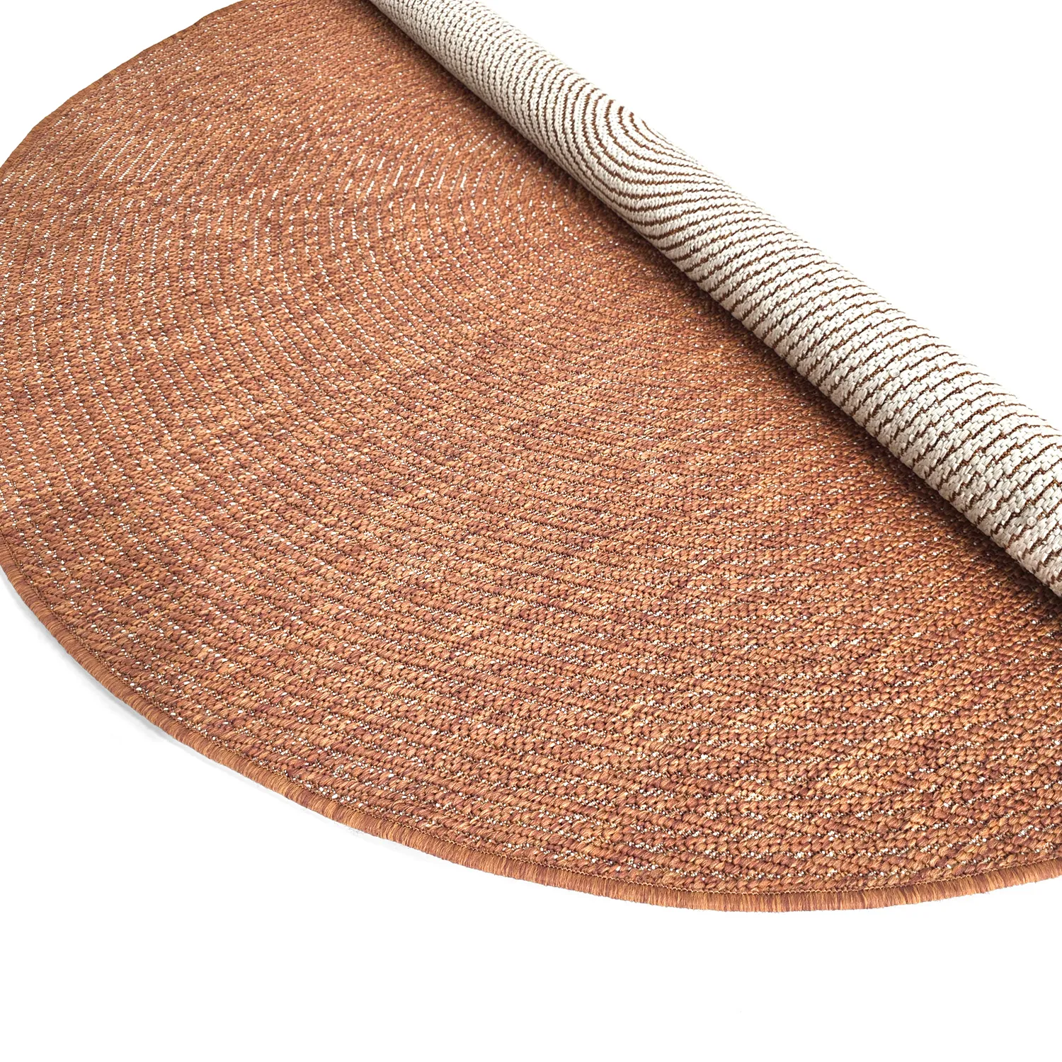 Rond vloerkleed - Indoor/Outdoor Arlo (oranje)