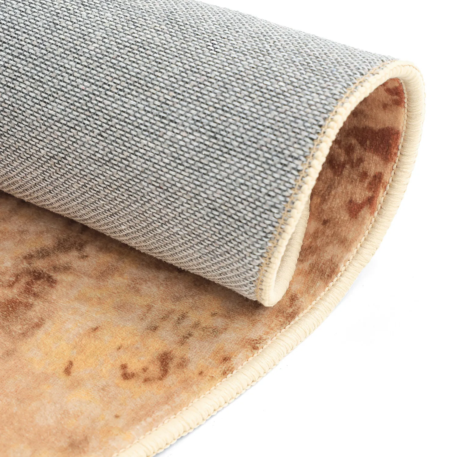 Rond vloerkleed - Lynton (terracotta)