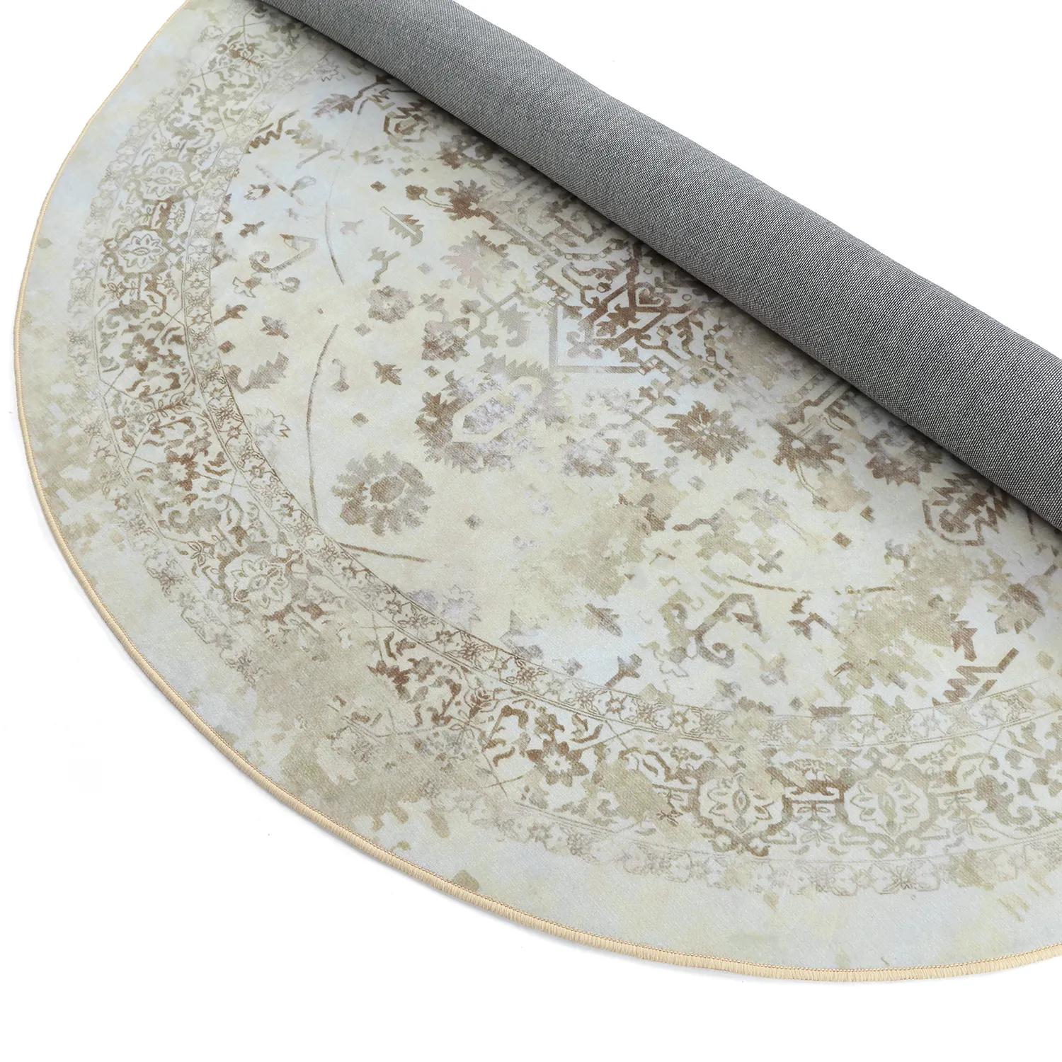 Rond vloerkleed - Mateur (beige)