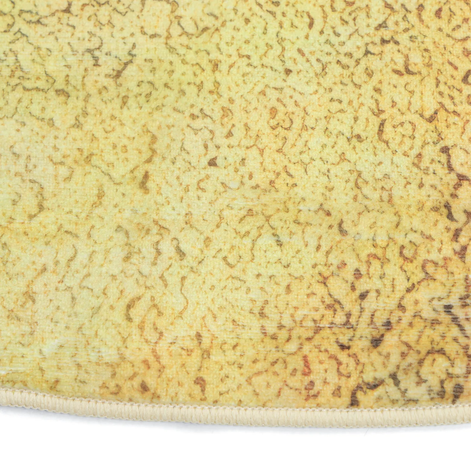 Rond vloerkleed - Oristano (bruin/goud)
