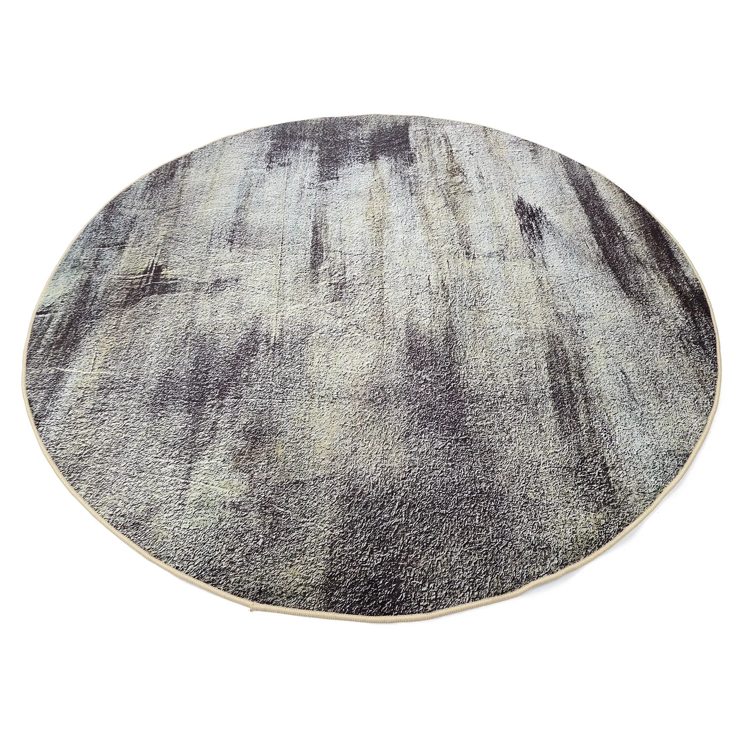 Rond vloerkleed - Polia (grijs/bruin)