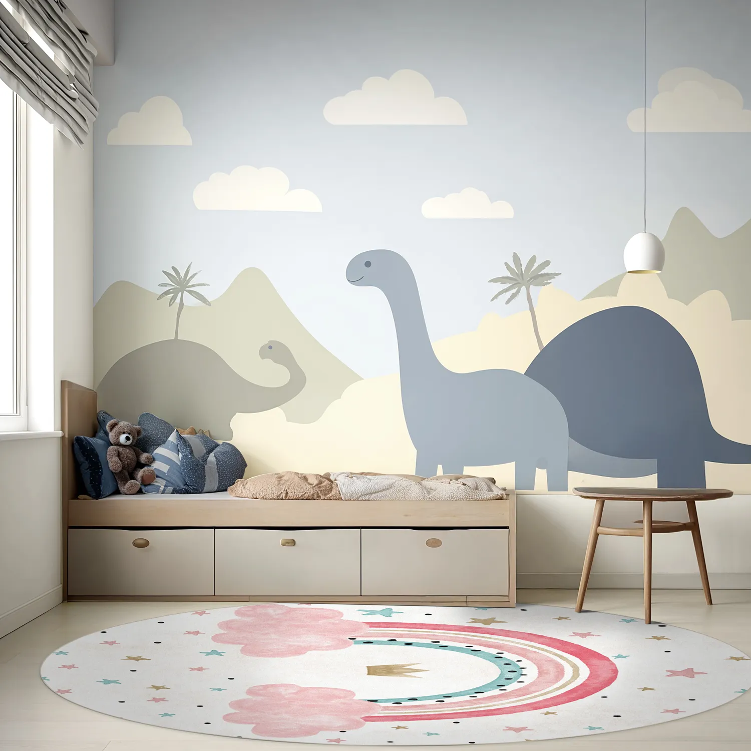 Ronde vloerkleden - Rainbow (multi)