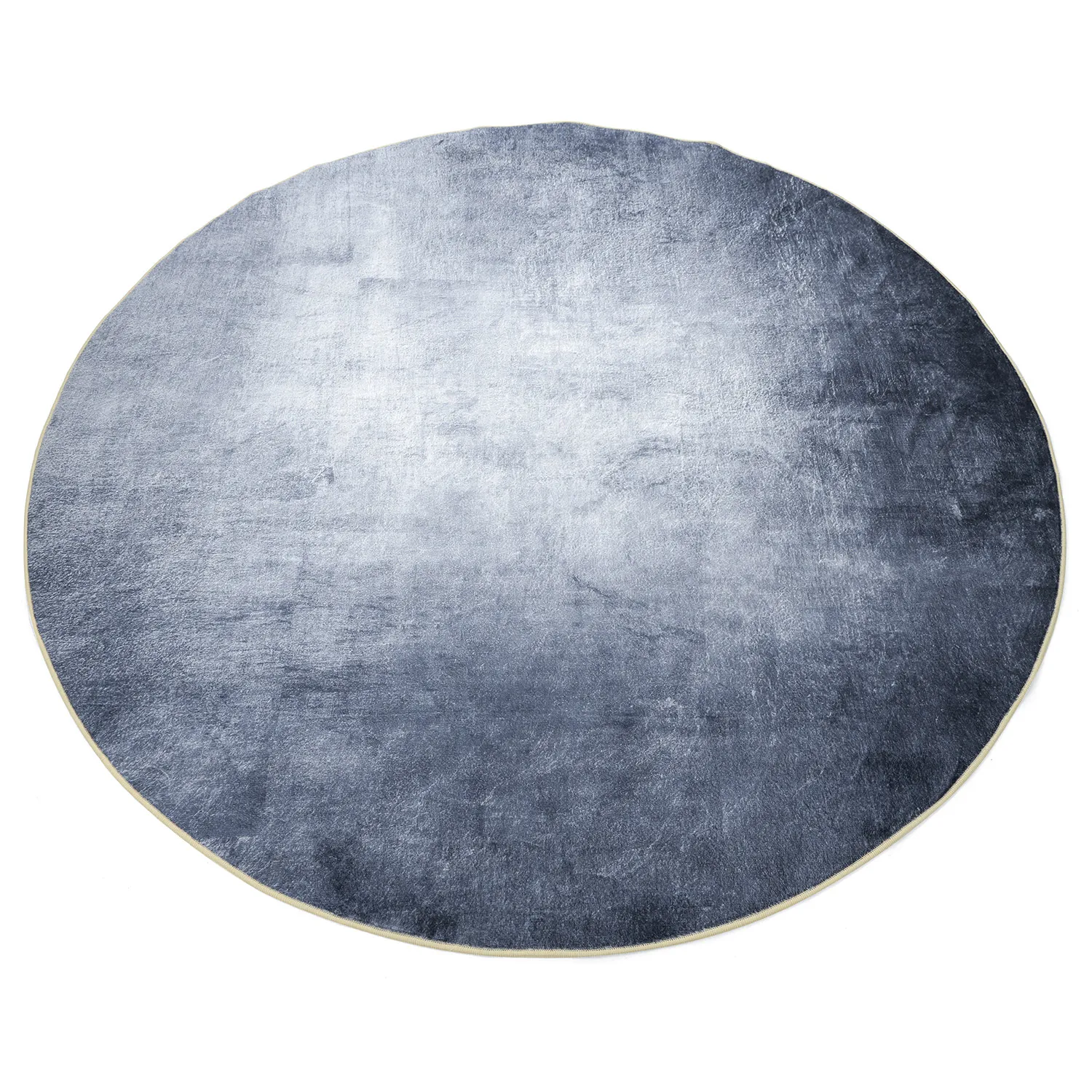 Rond vloerkleed - Serifos (donker grijs)