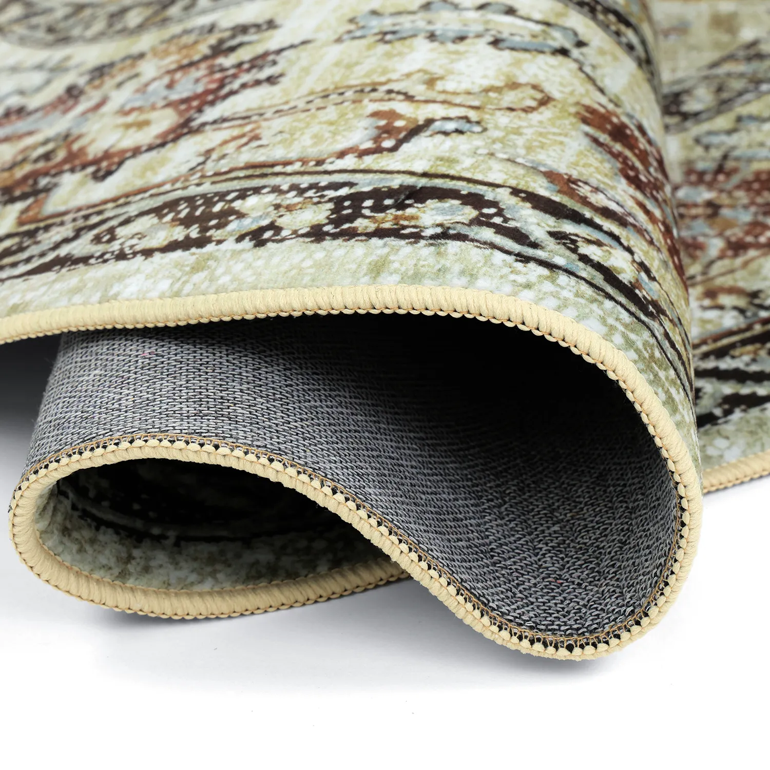 Rond vloerkleed - Siliana (beige)