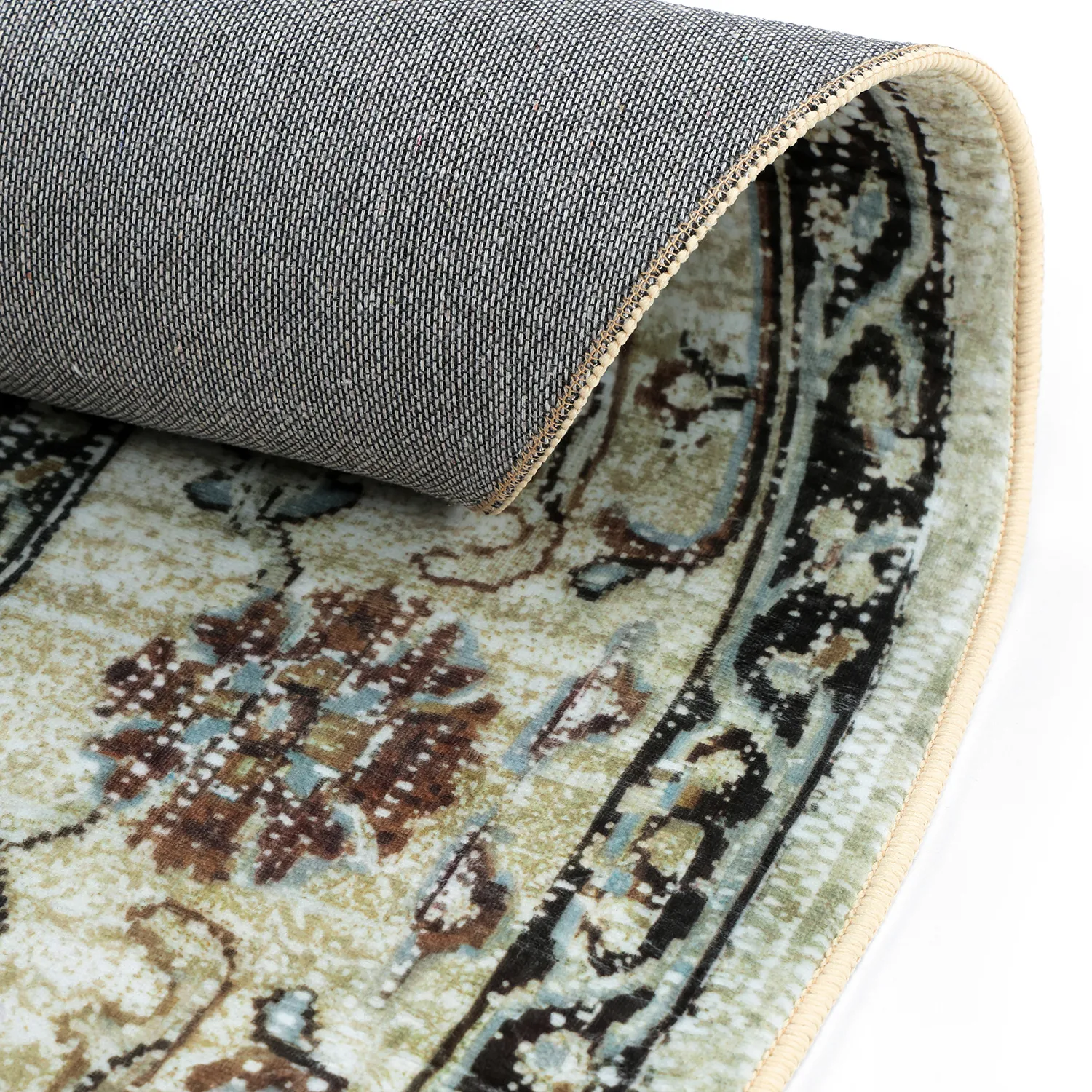 Rond vloerkleed - Siliana (beige)
