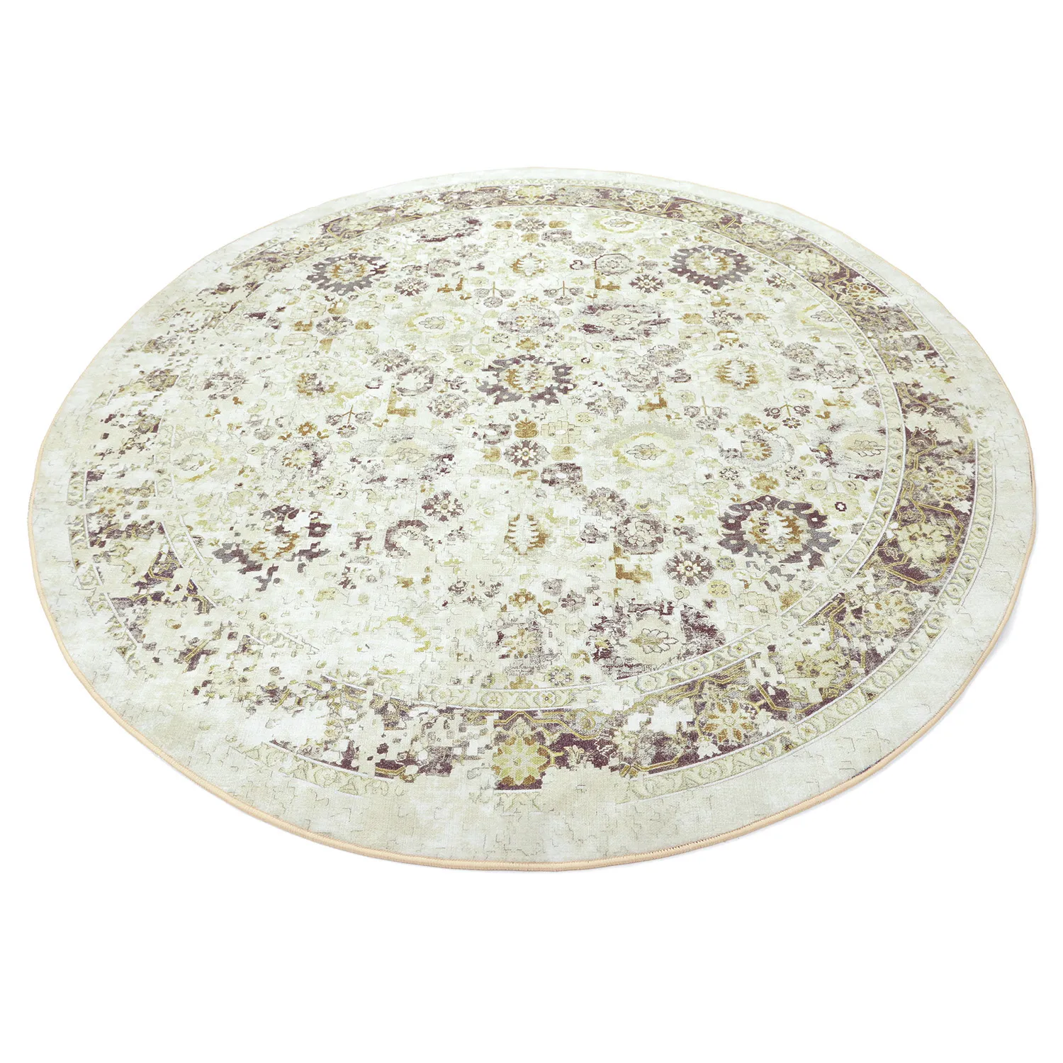 Rond vloerkleed - Toujane (grijs)