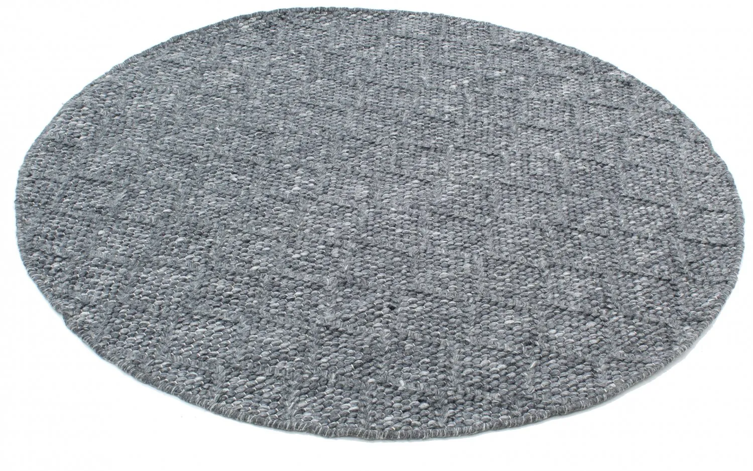 Ronde vloerkleden - Rut (Donkergrijs)