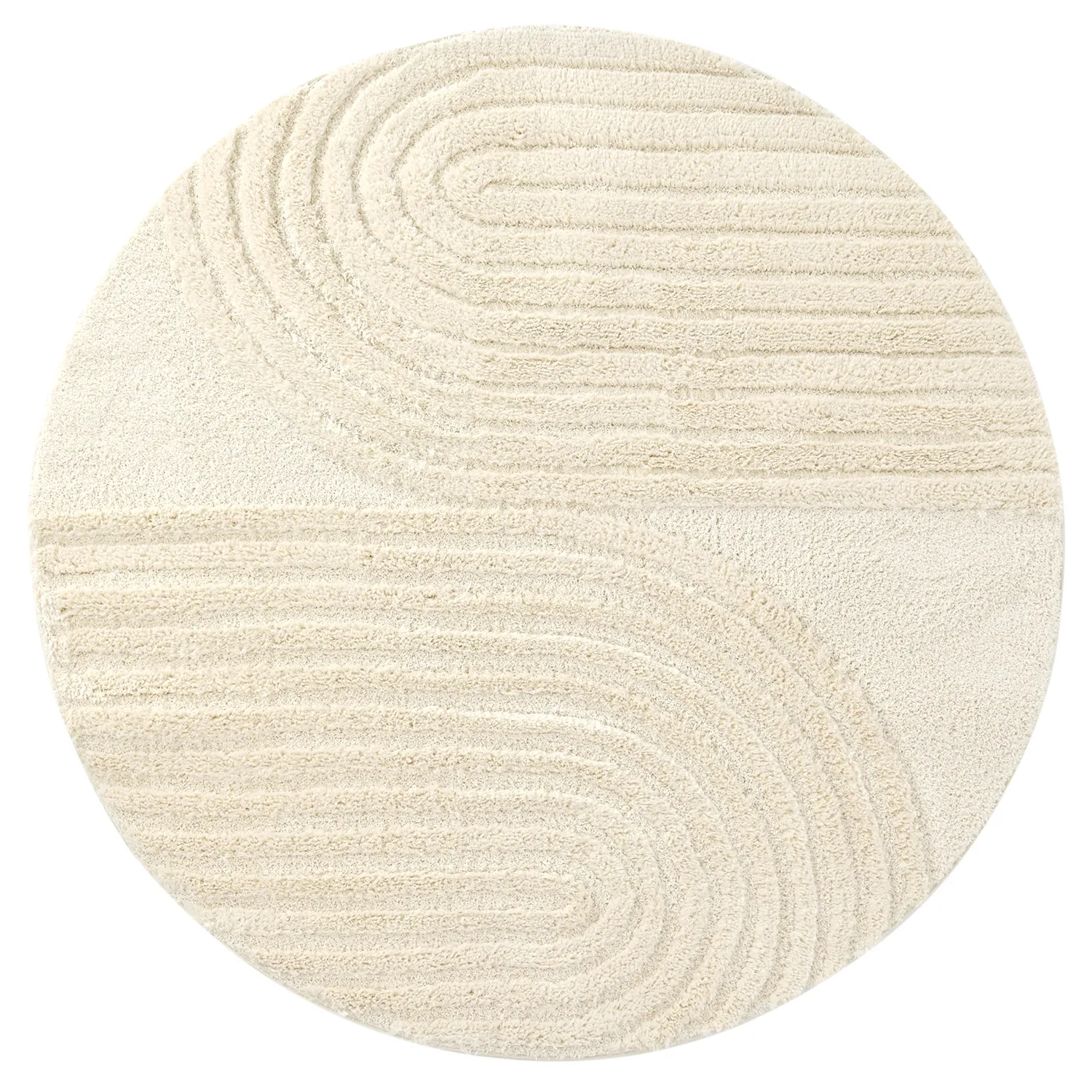 Ronde vloerkleden - Evora (offwhite)