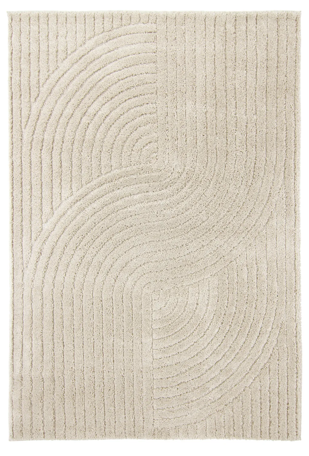 Hoogpolig vloerkleed - Wendy (beige)