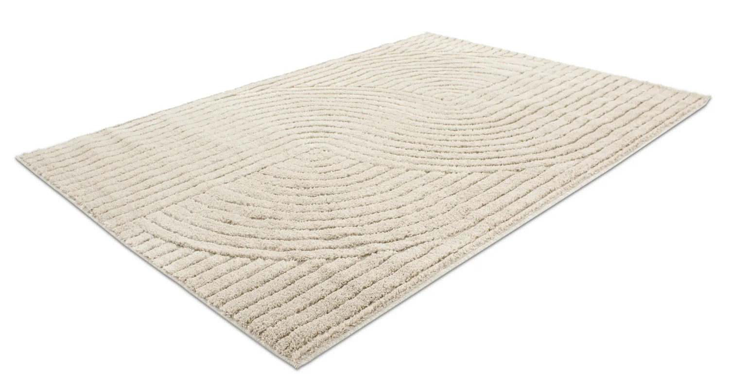 Hoogpolig vloerkleed - Wendy (beige)