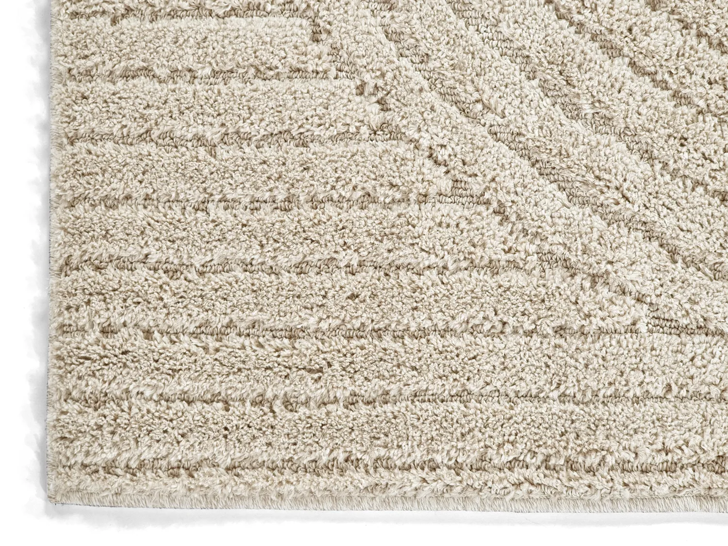 Hoogpolig vloerkleed - Wendy (beige)