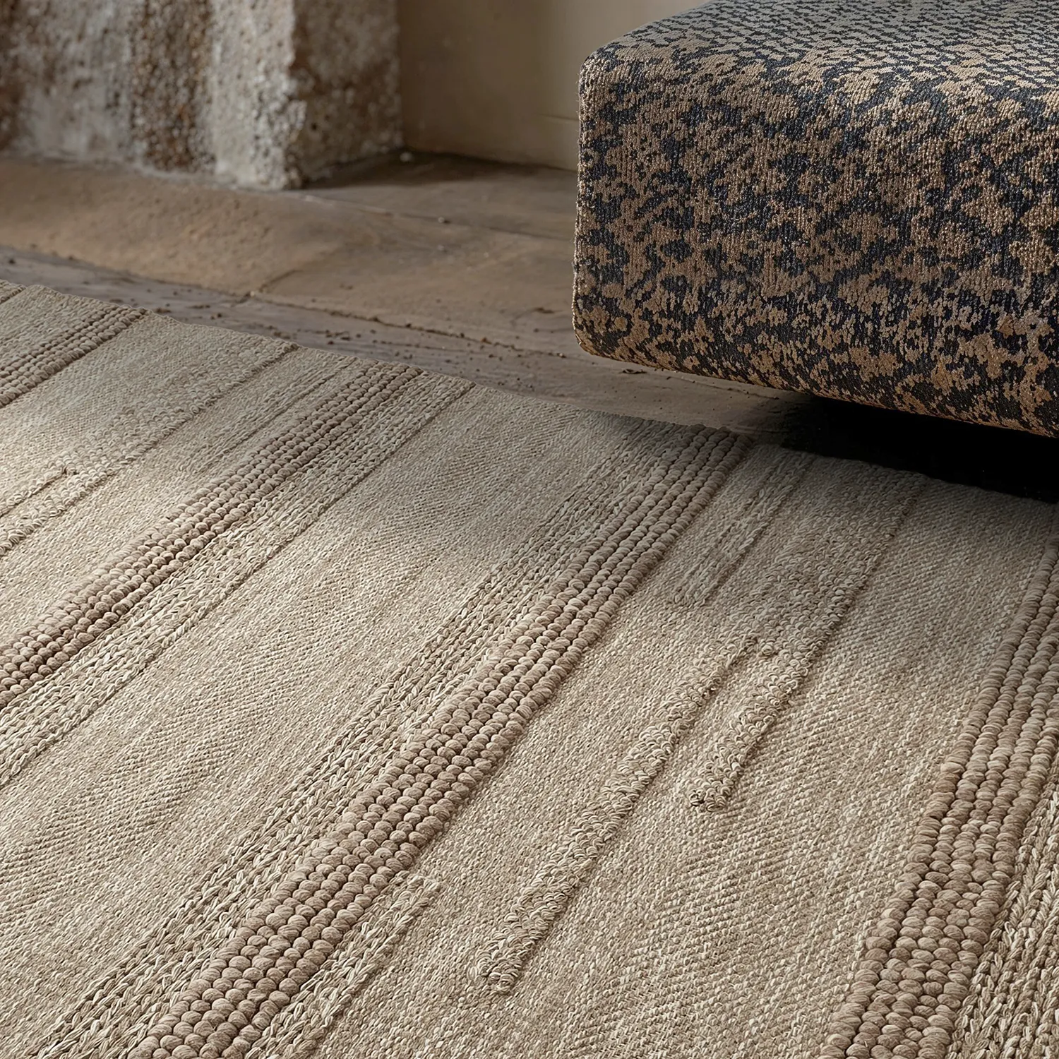 Wollen-vloerkleed - Almaty (beige)