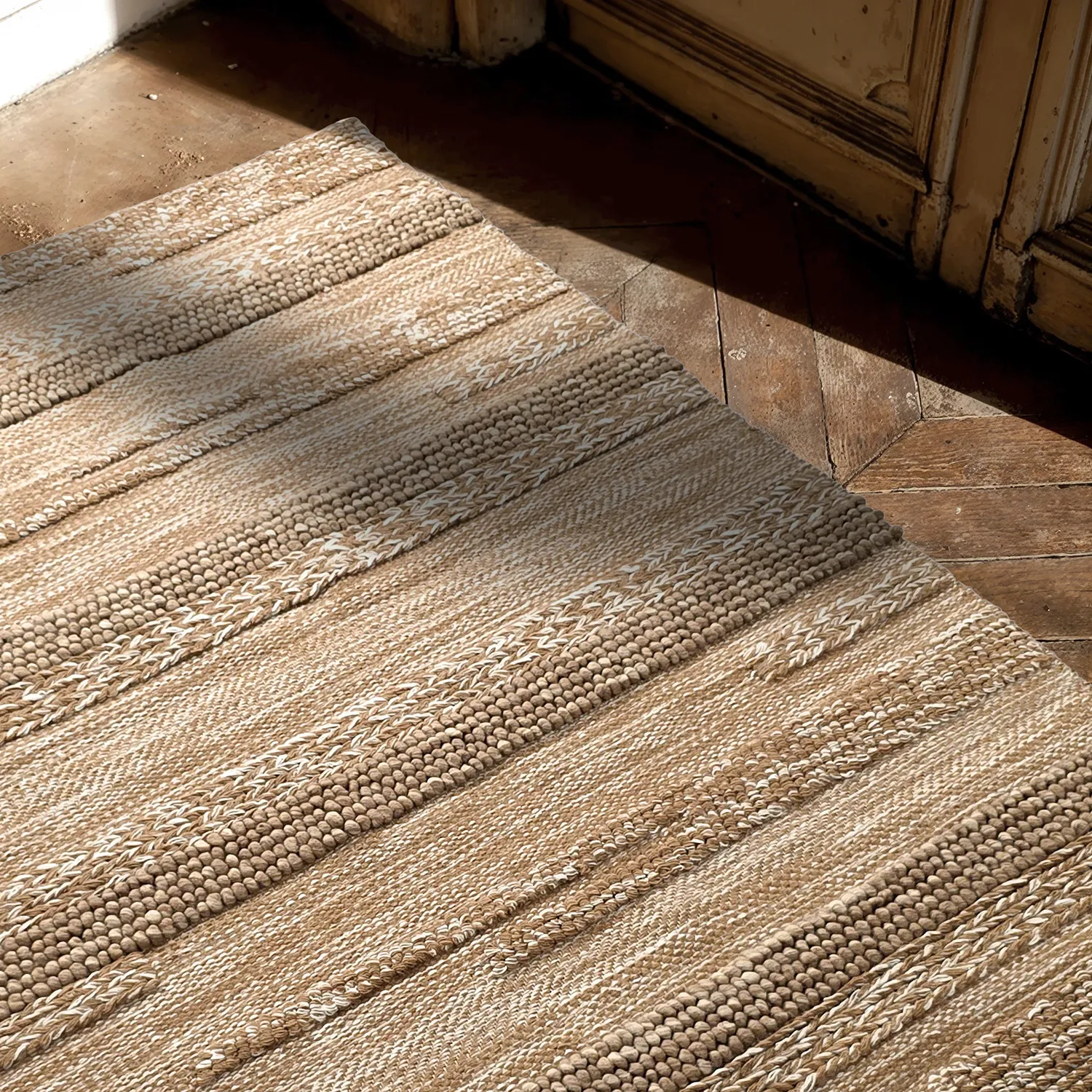 Wollen-vloerkleed - Almaty (lichtbruin)