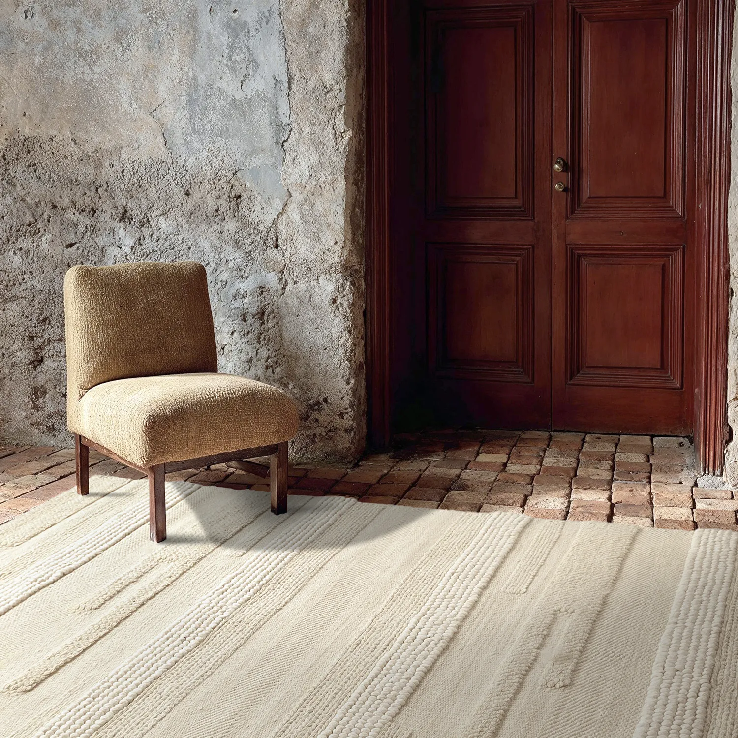 Wollen-vloerkleed - Almaty (room)