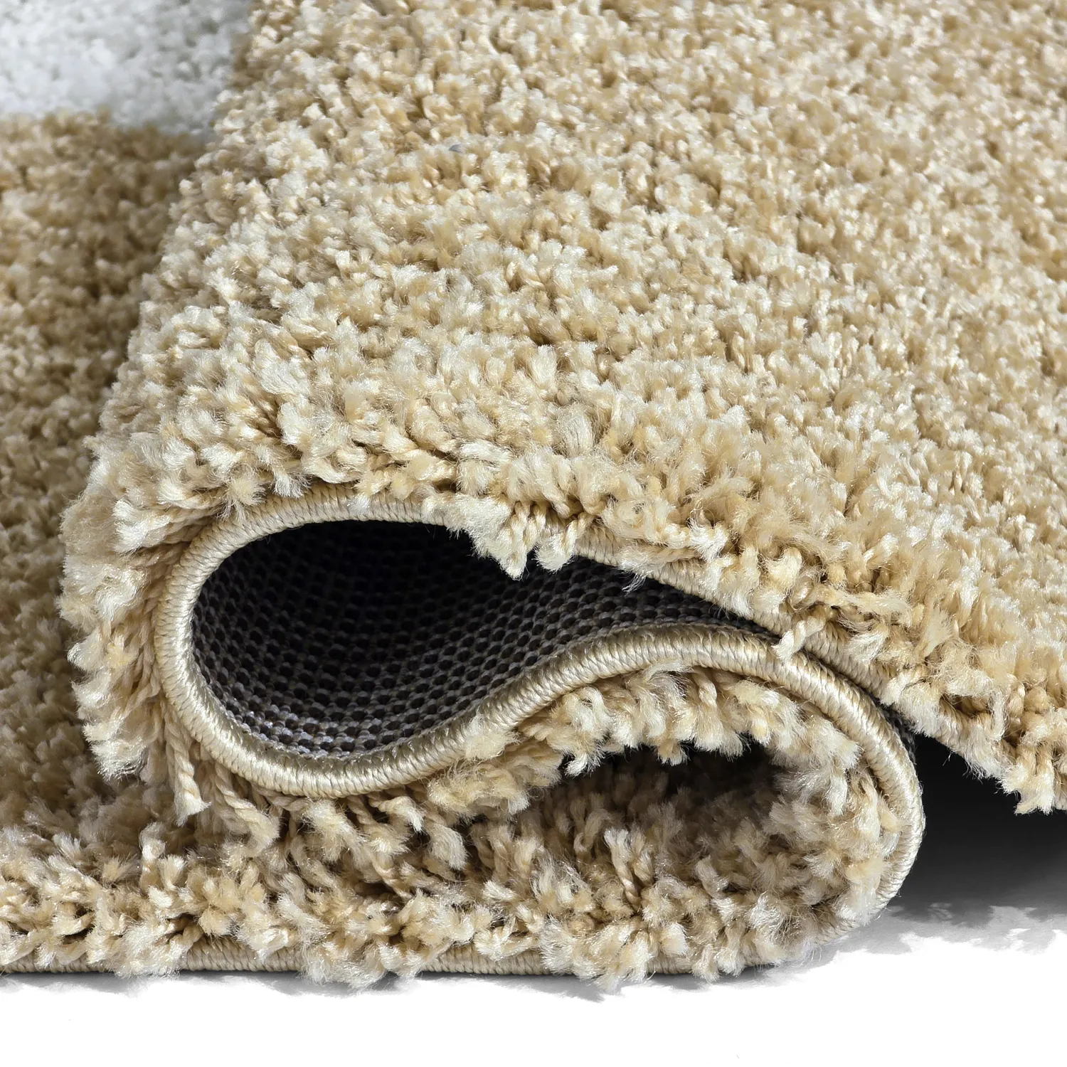 Hoogpolig vloerkleed - Alsace (beige/wit/bruin)