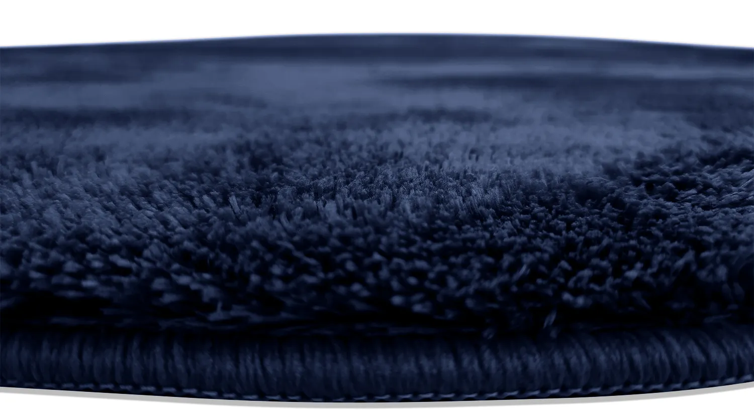 Ronde vloerkleden - Aranga Super Soft Fur (donkerblauw)