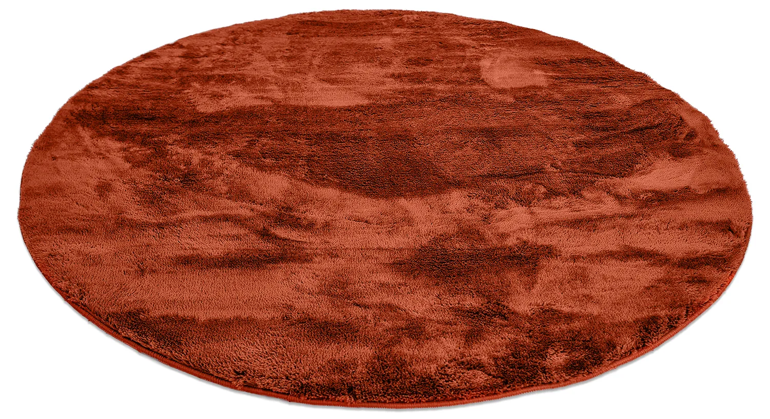 Ronde vloerkleden - Aranga Super Soft Fur (rood)