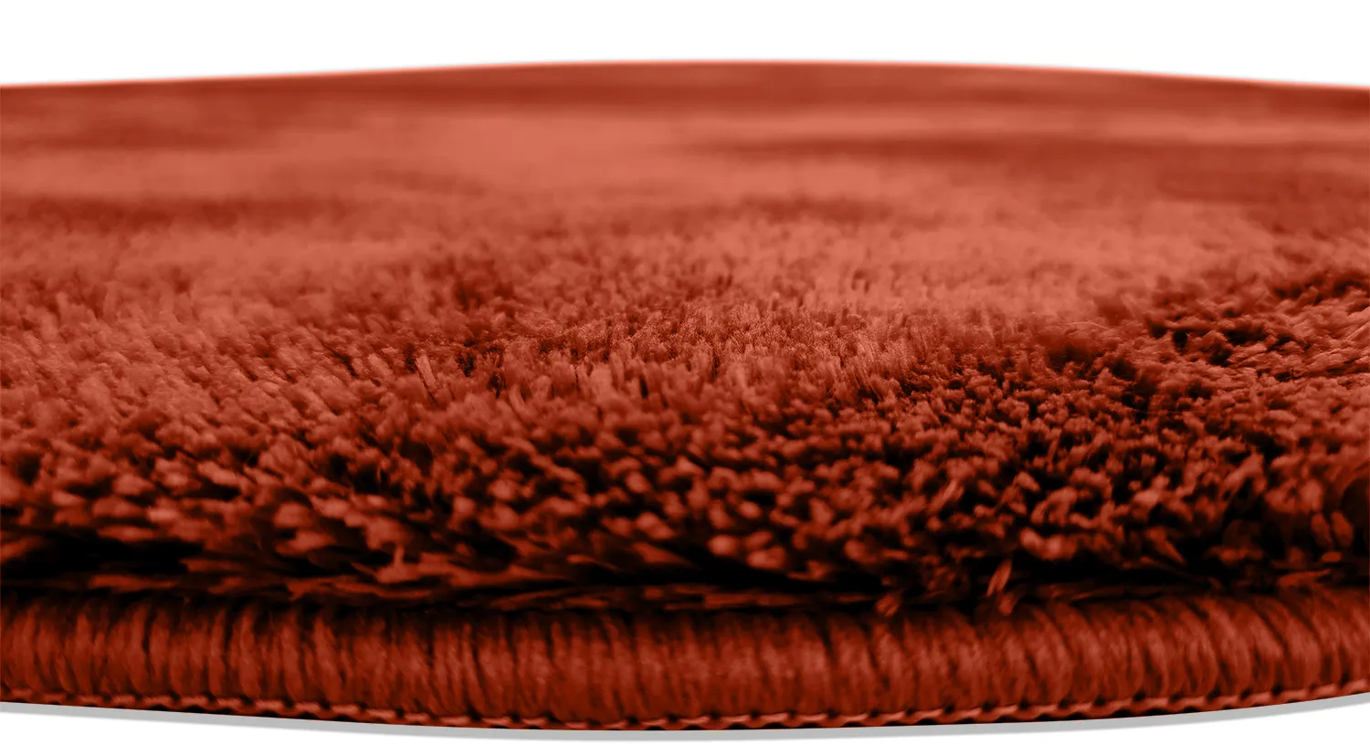 Ronde vloerkleden - Aranga Super Soft Fur (rood)