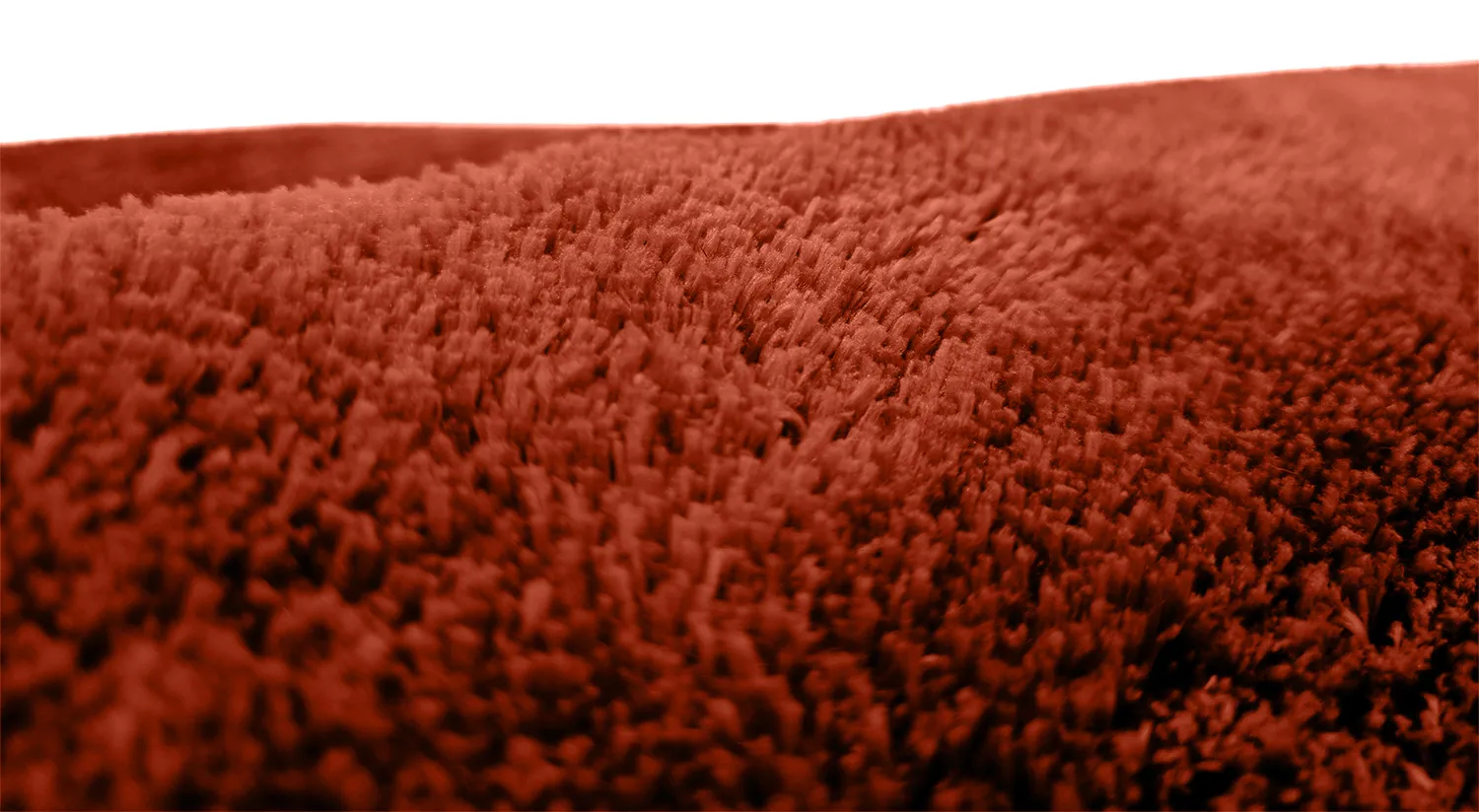 Ronde vloerkleden - Aranga Super Soft Fur (rood)