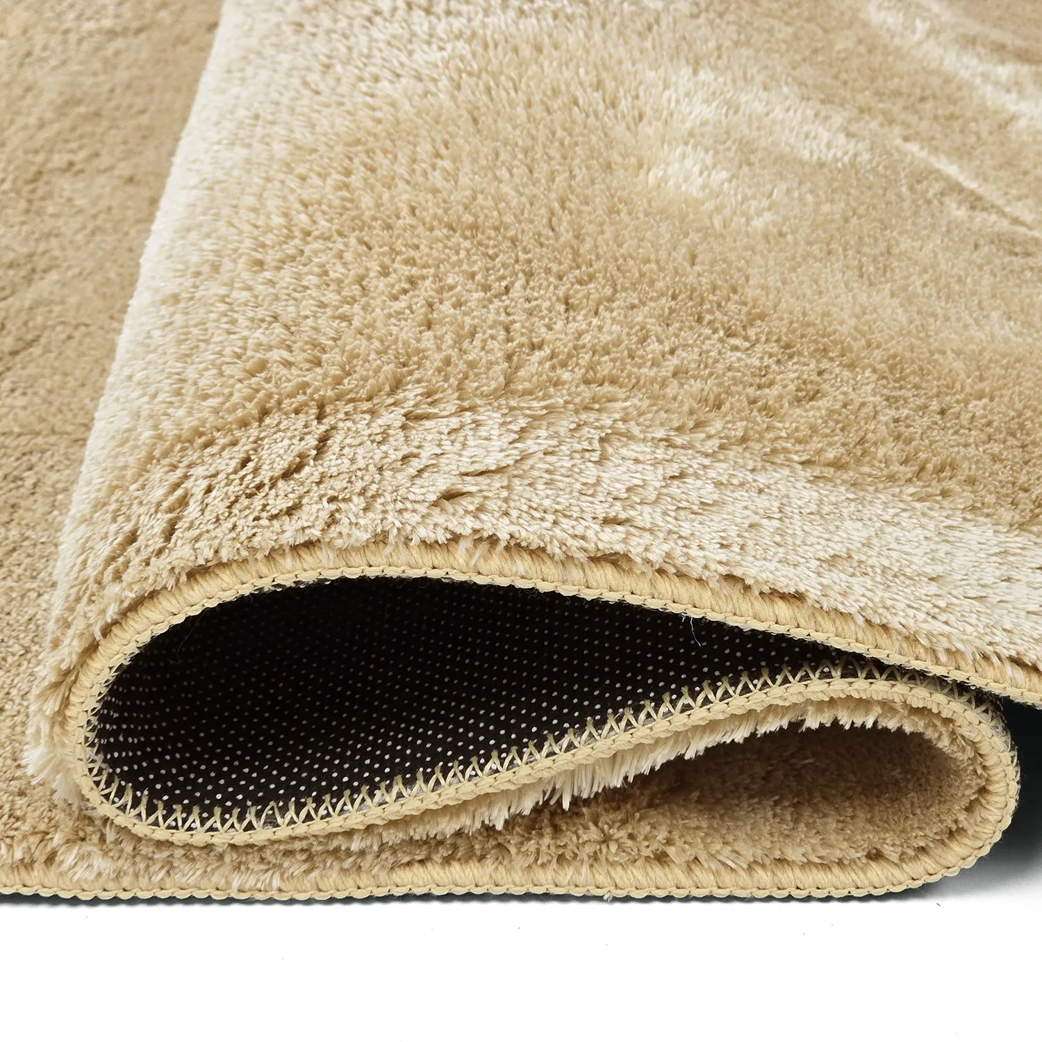 Hoogpolig vloerkleed - Aranga Super Soft Fur (donkerbeige)