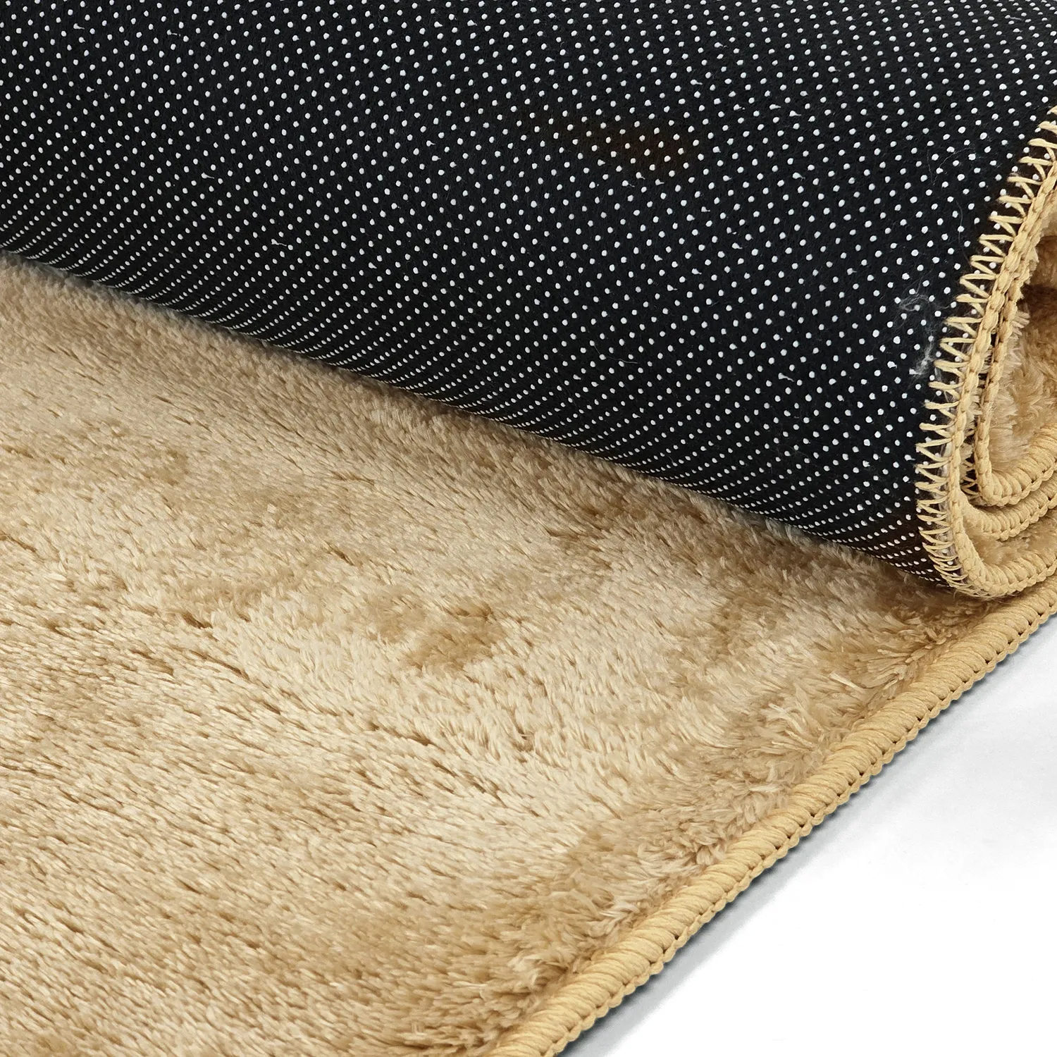 Hoogpolig vloerkleed - Aranga Super Soft Fur (donkerbeige)