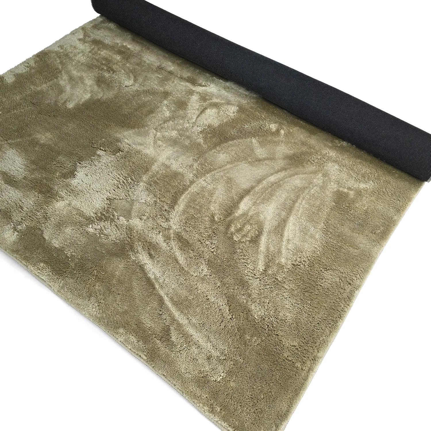 Hoogpolig vloerkleed - Aranga Super Soft Fur (lichtgroen)