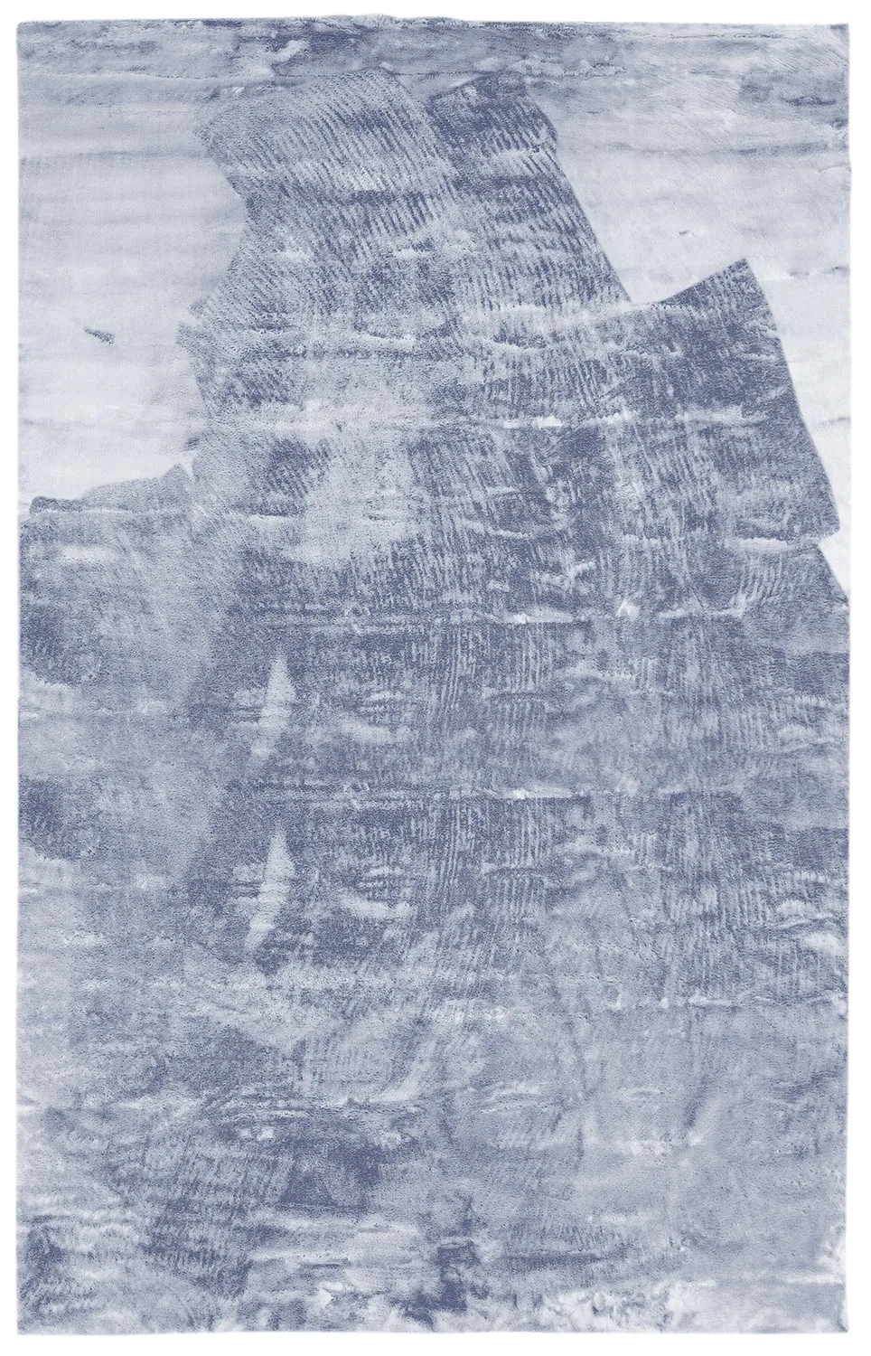 Hoogpolig vloerkleed - Aranga Super Soft Fur (staalblauw)