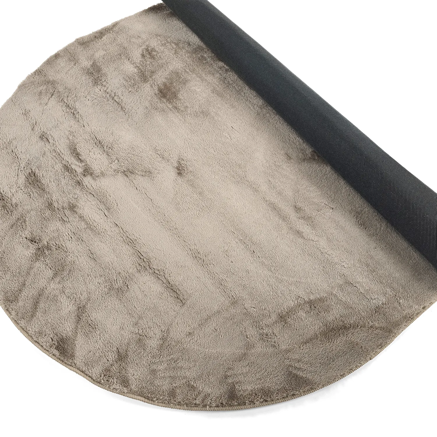 Ovaal hoogpolig vloerkleed - Aranga Super Soft Fur (bruin)