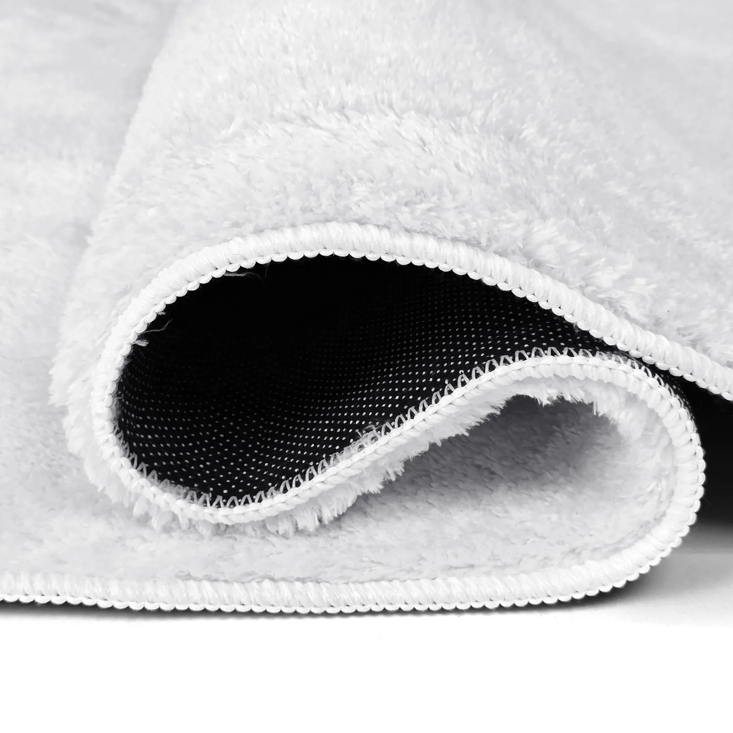 Ovaal hoogpolig vloerkleed - Aranga Super Soft Fur (wit)