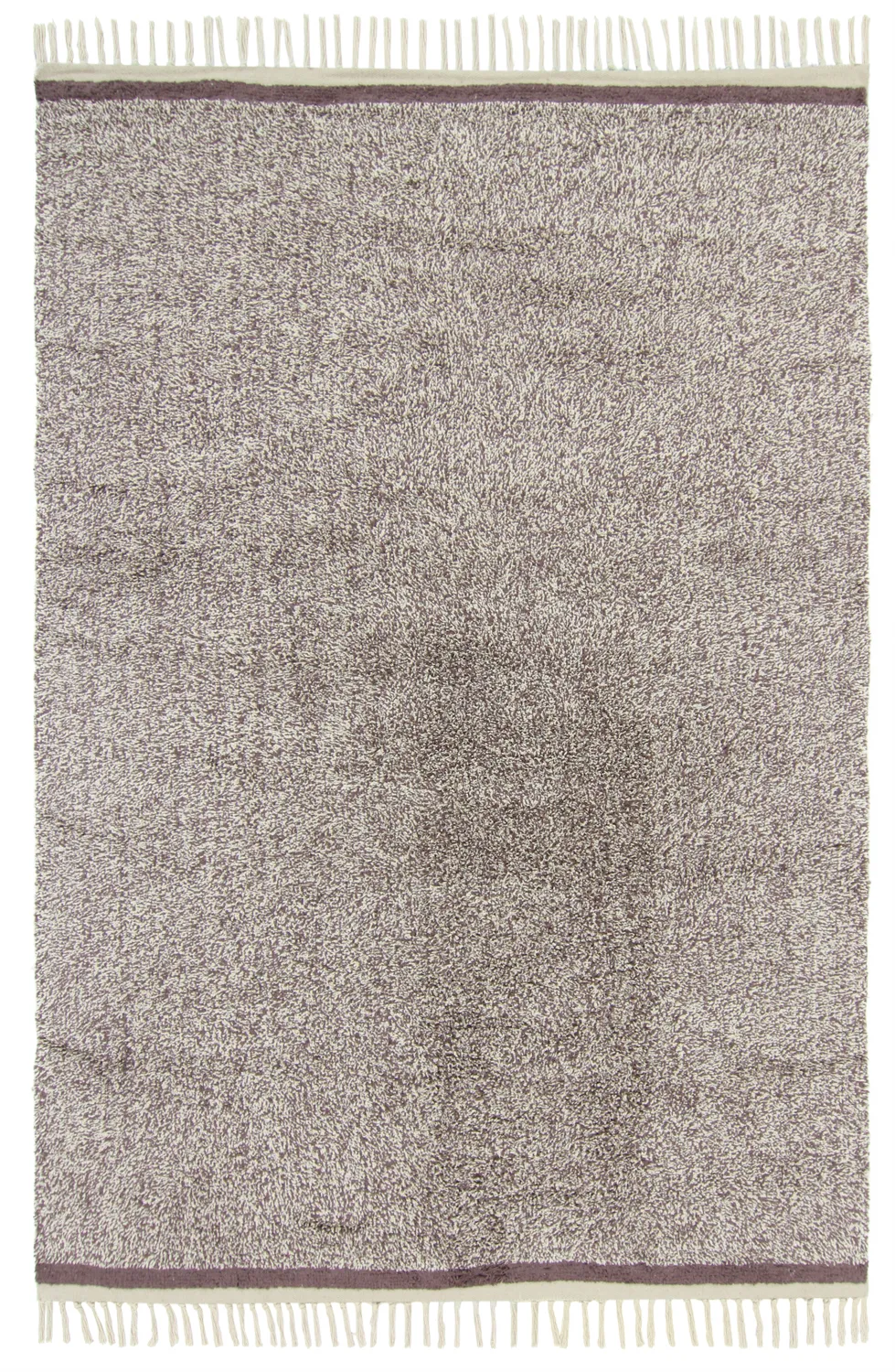 Hoogpolig vloerkleed - Celina Natural Cotton Shaggy (beige/bruin)