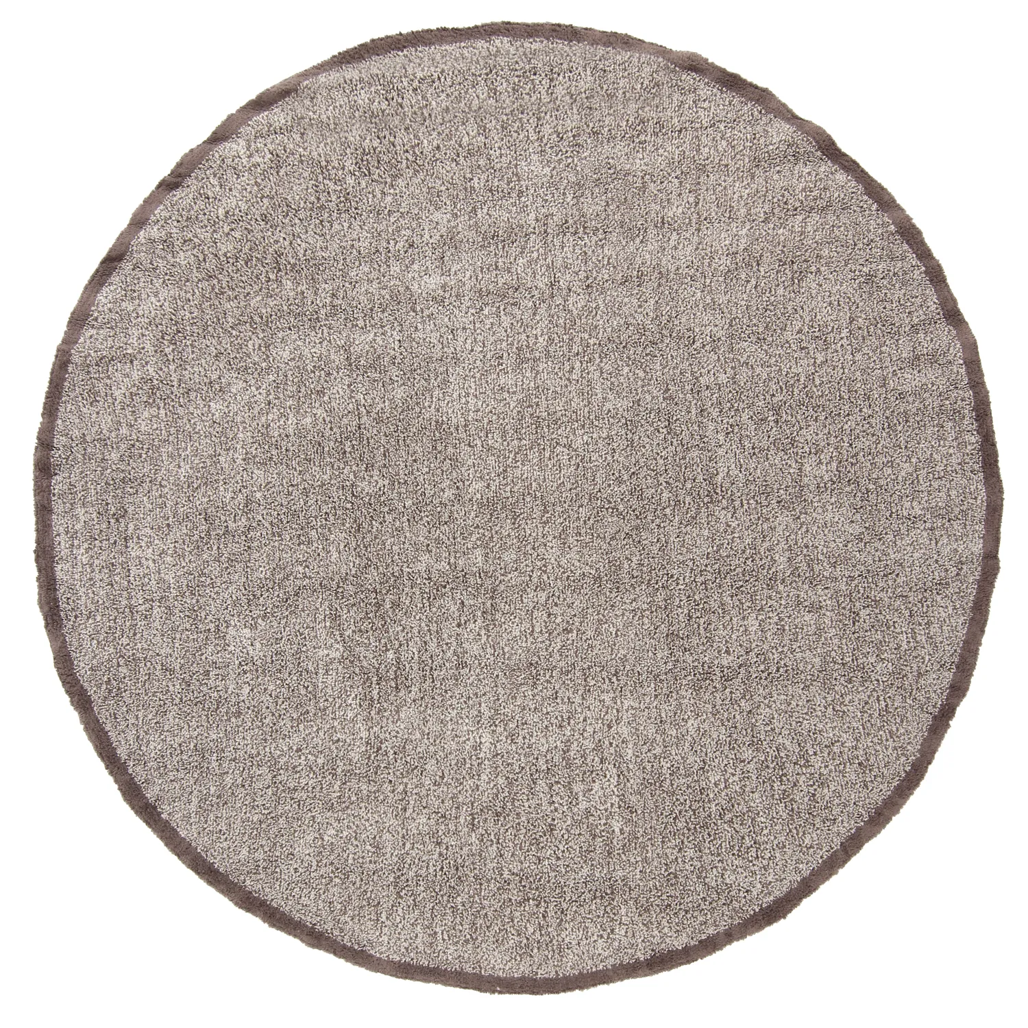 Rond vloerkleed - Celina Natural Cotton Shaggy (beige/bruin)