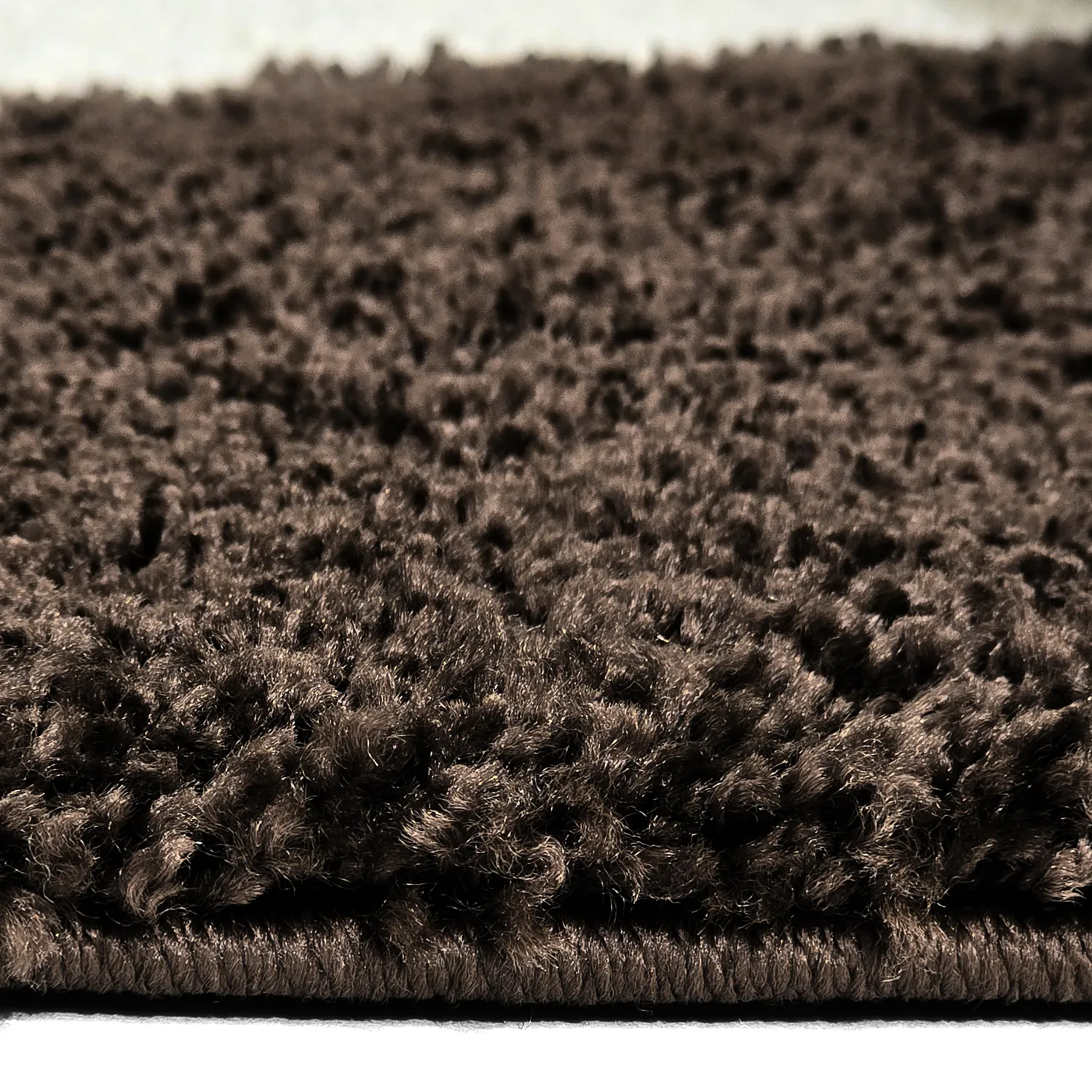 Hoogpolig vloerkleed - Chiniot (bruin/beige/wit)