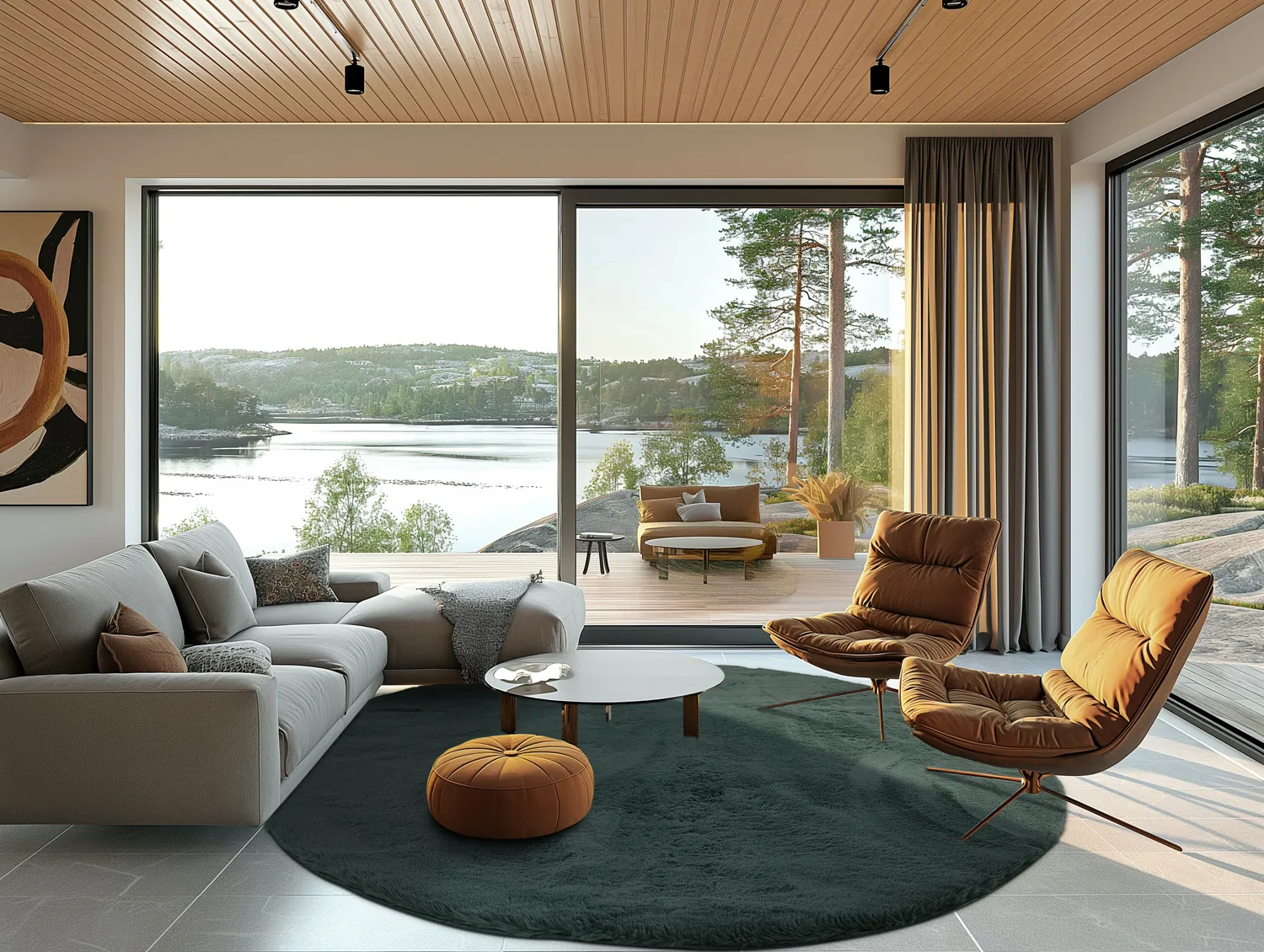 Ronde vloerkleden - Cloud Super Soft (groente)