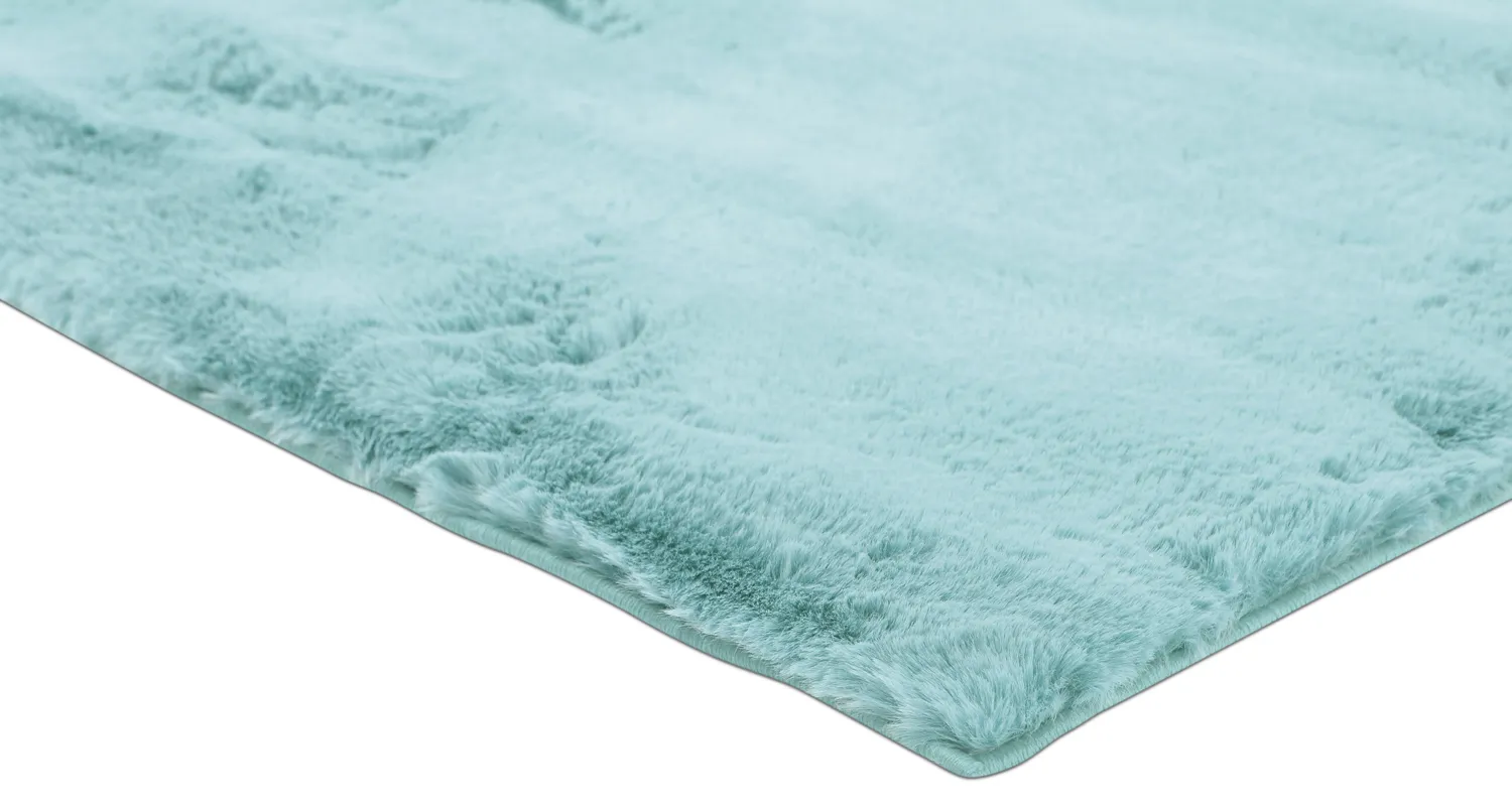 Hoogpolig vloerkleed - Cloud Super Soft (lichtblauw)