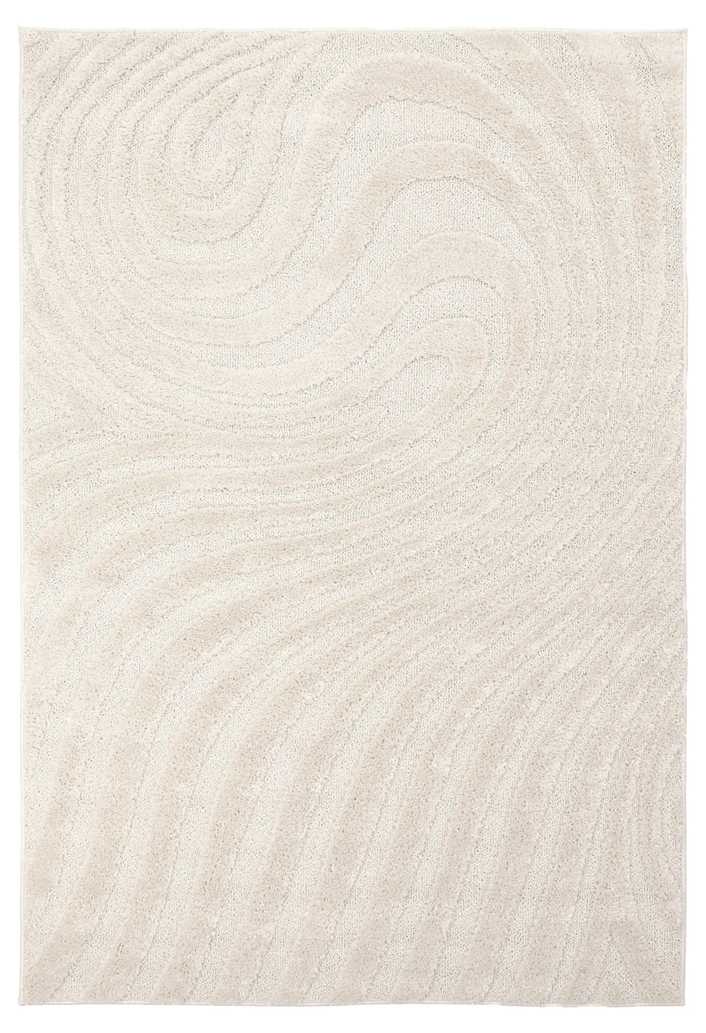 Hoogpolig vloerkleed - Gifu (gebroken wit)