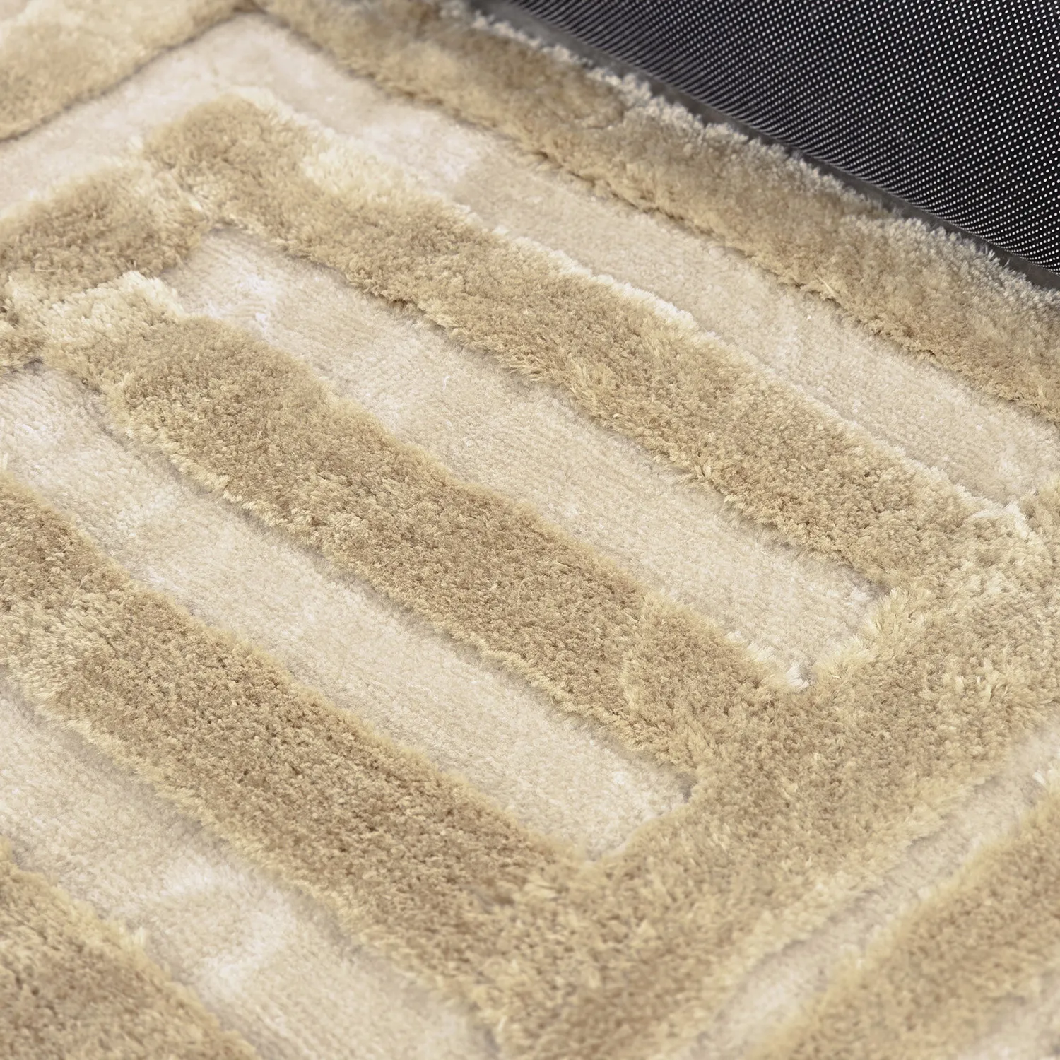 Hoogpolig vloerkleed - Karbala (crème/beige)