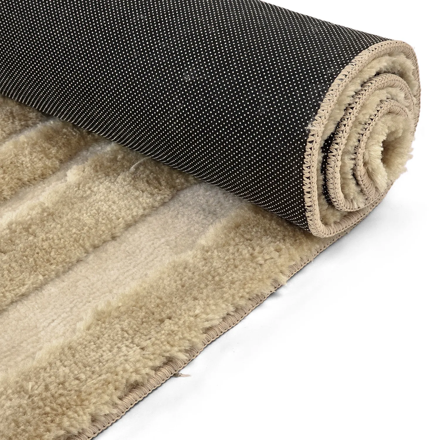 Hoogpolig vloerkleed - Karbala (crème/beige)