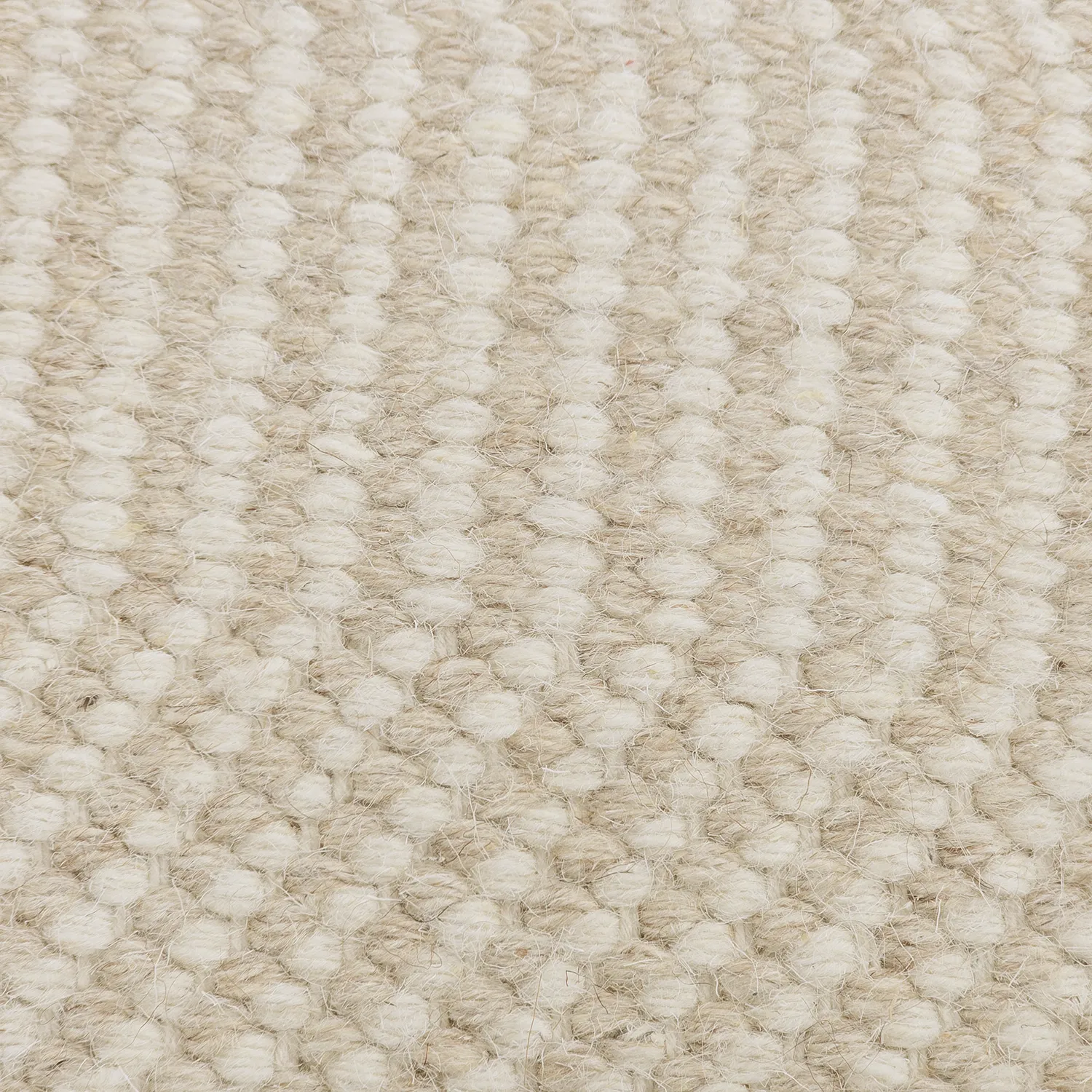 Wollen-vloerkleed - Larkana (beige/wit)
