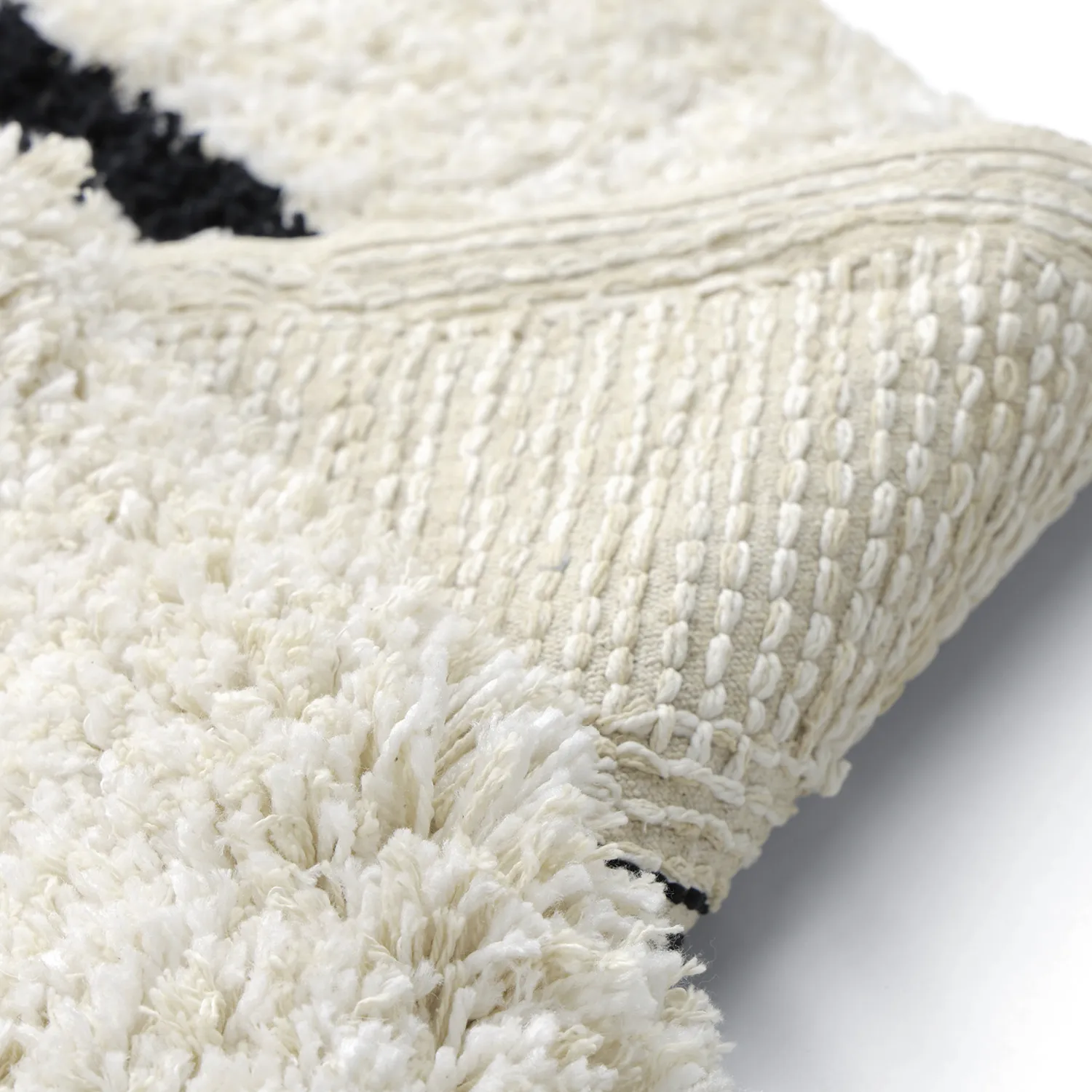 Hoogpolig vloerkleed - Naousa Natural Cotton Shaggy (multi)