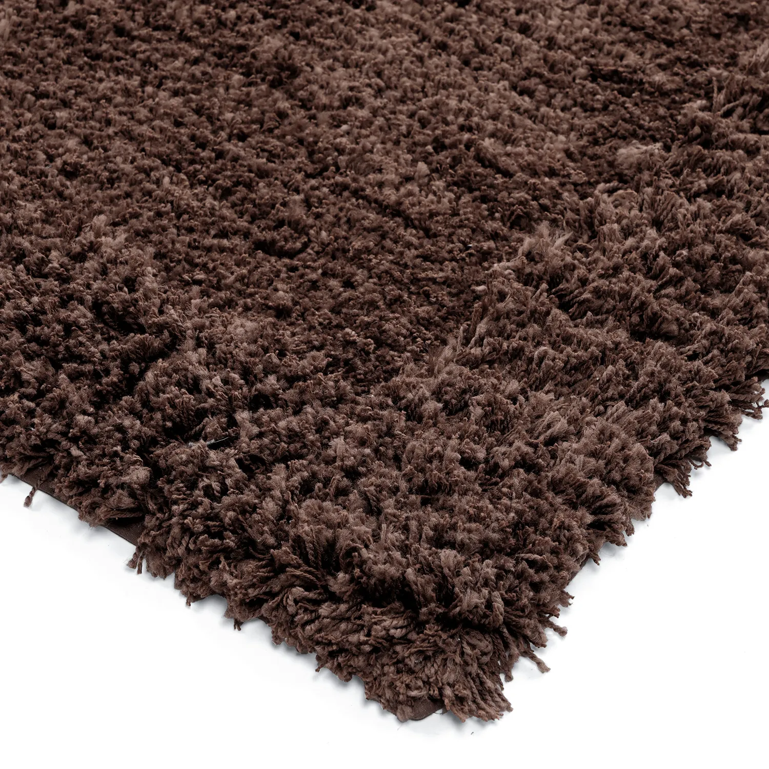 Hoogpolig vloerkleed - Molyvos Natural Cotton Shaggy (bruin)