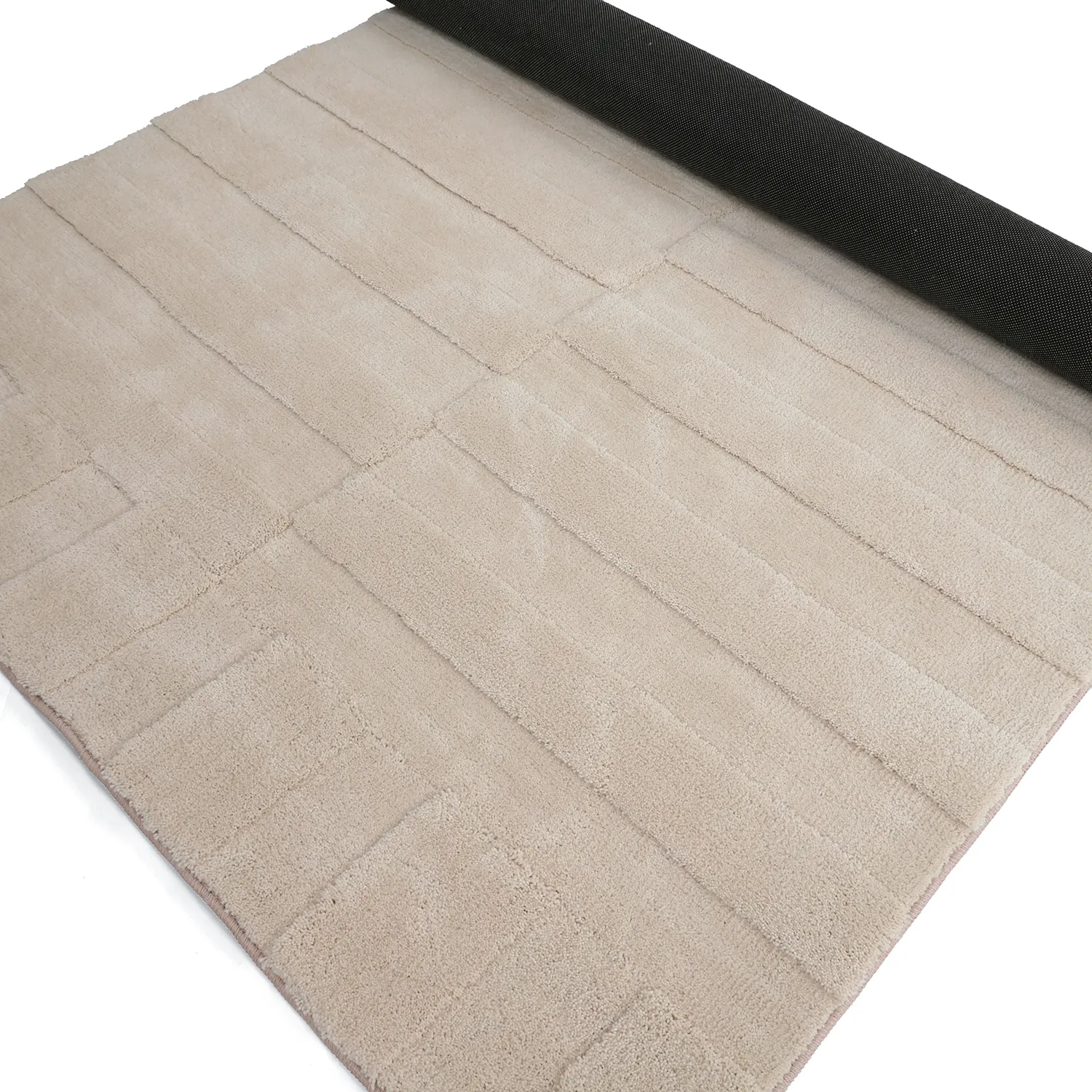 Hoogpolig vloerkleed - Paxos (beige)