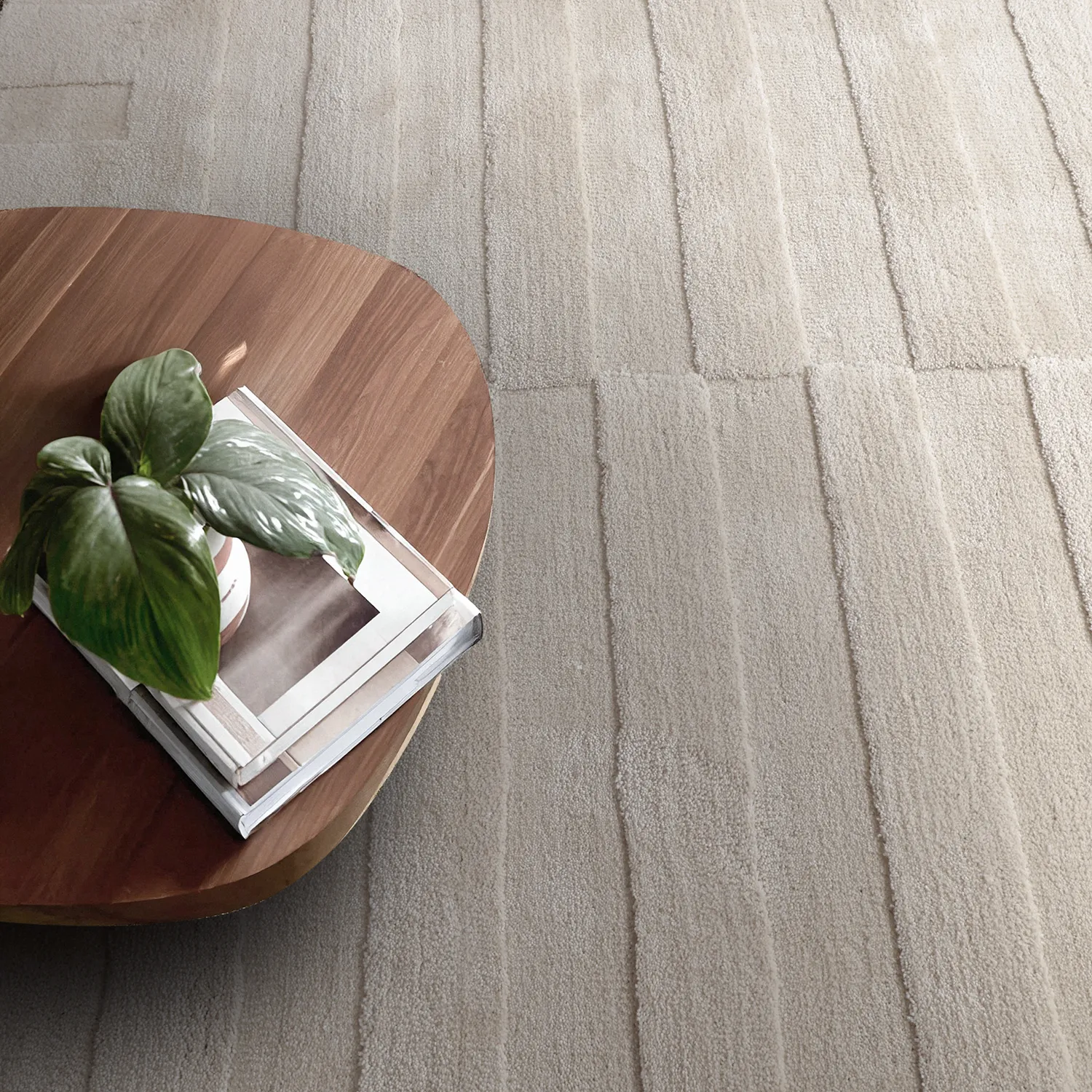 Hoogpolig vloerkleed - Paxos (beige)