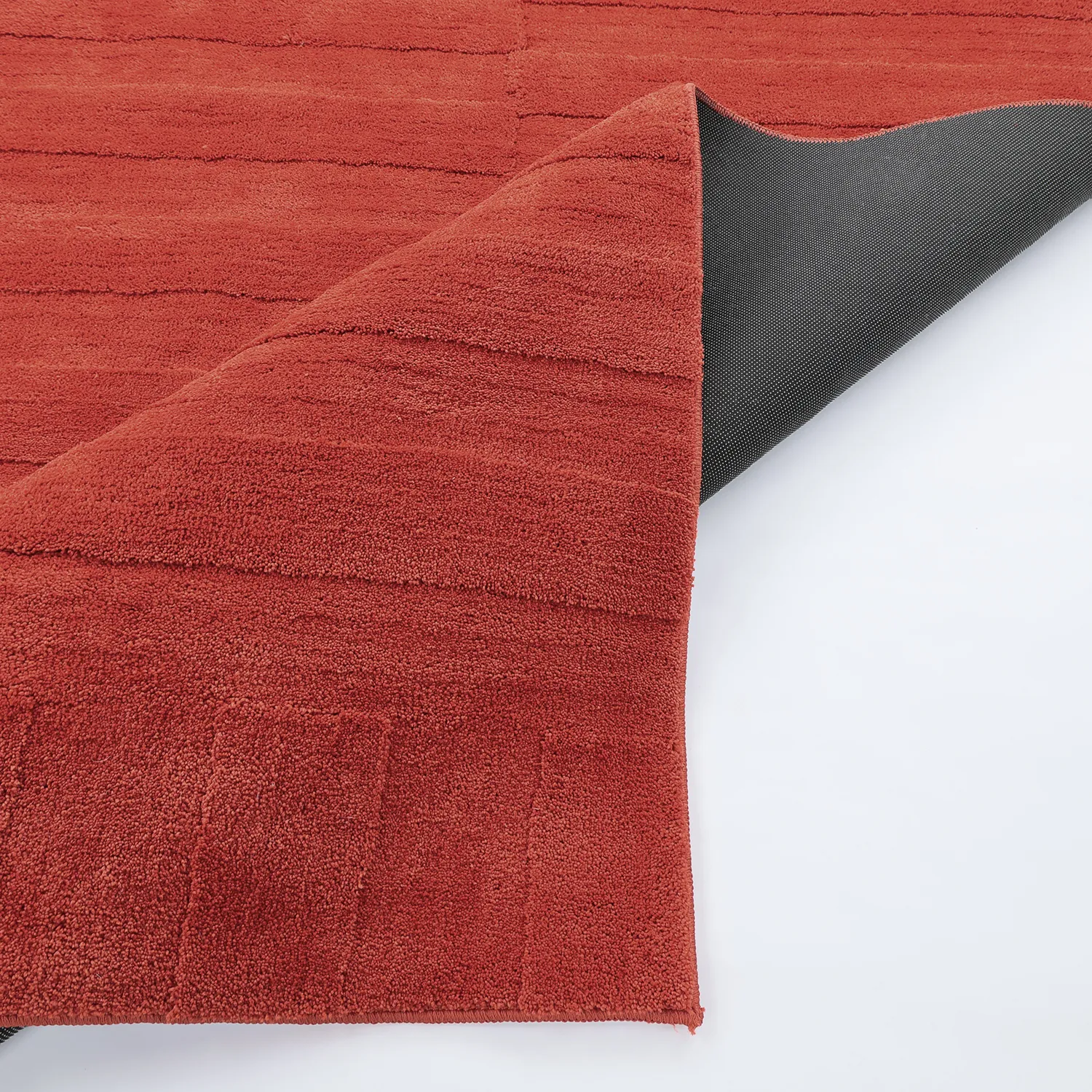 Hoogpolig vloerkleed - Paxos (terracotta)