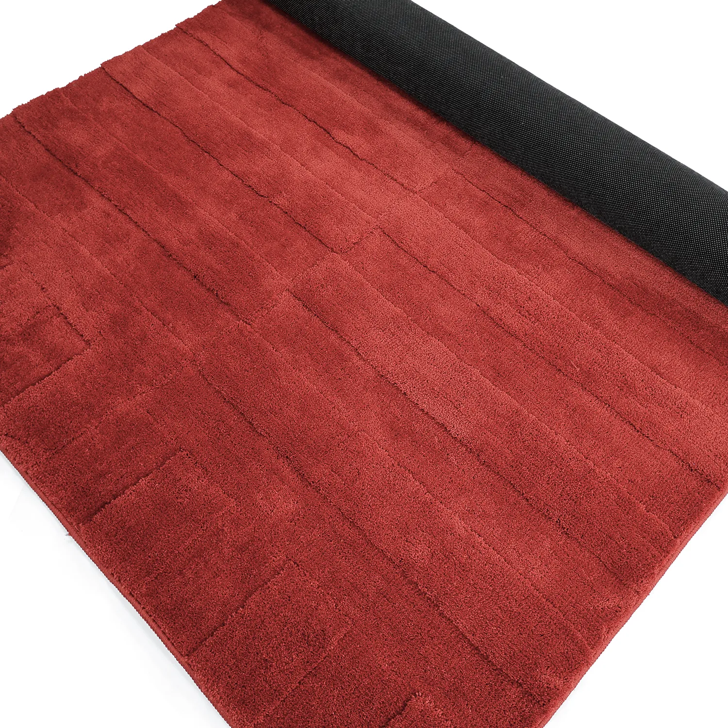 Hoogpolig vloerkleed - Paxos (terracotta)