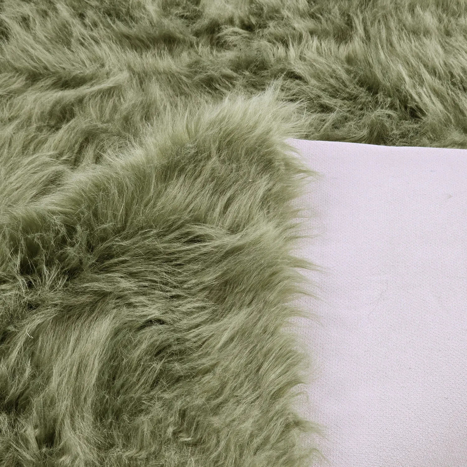 Hoogpolig vloerkleed - Sohar (groente)