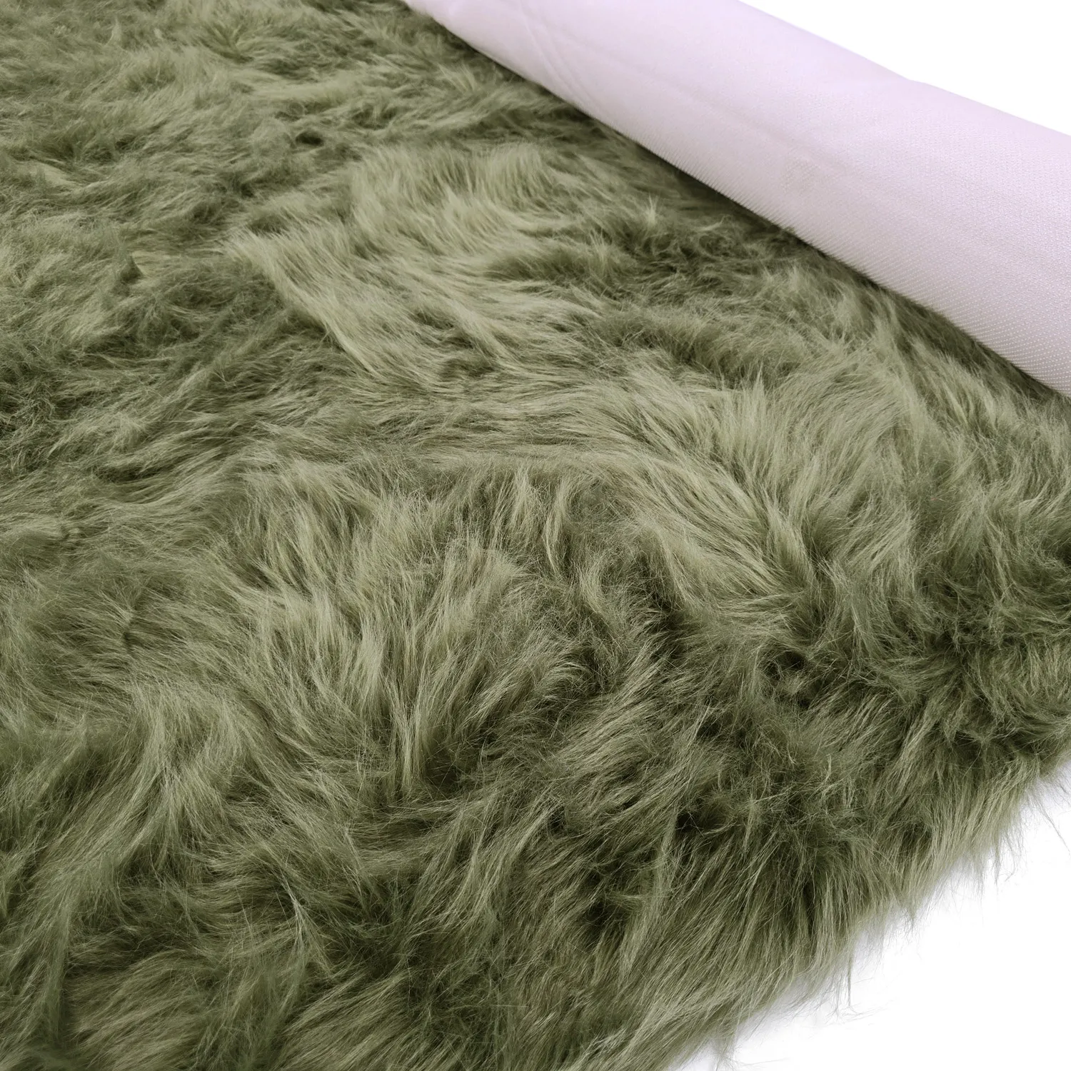 Hoogpolig vloerkleed - Sohar (groente)