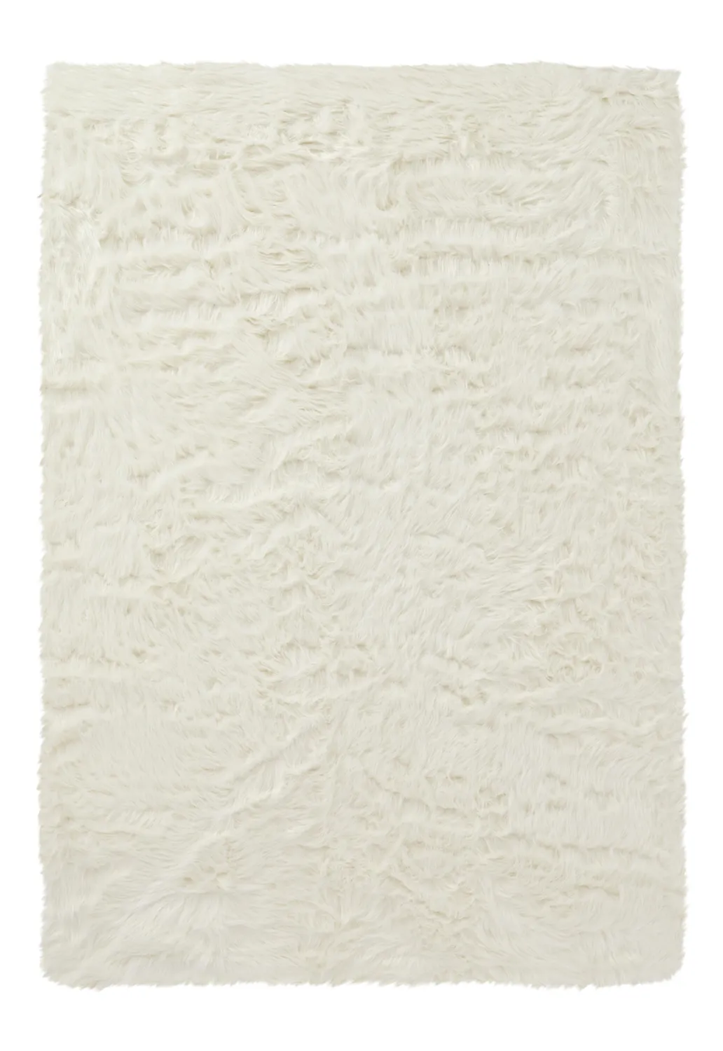 Hoogpolig vloerkleed - Sohar (wit)